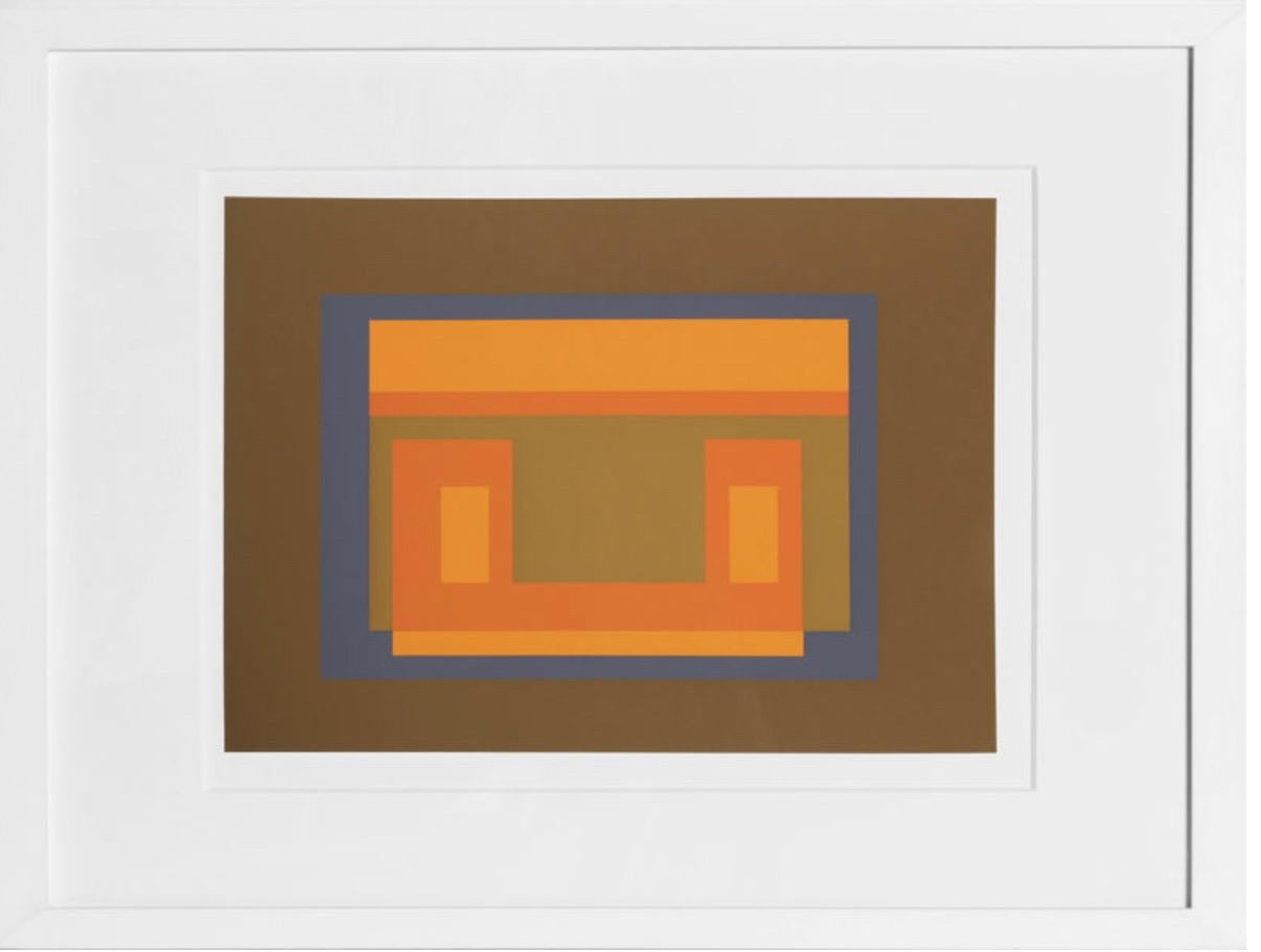 Josef Albers Abstract Print – Zwei Varianten -  PI-F11