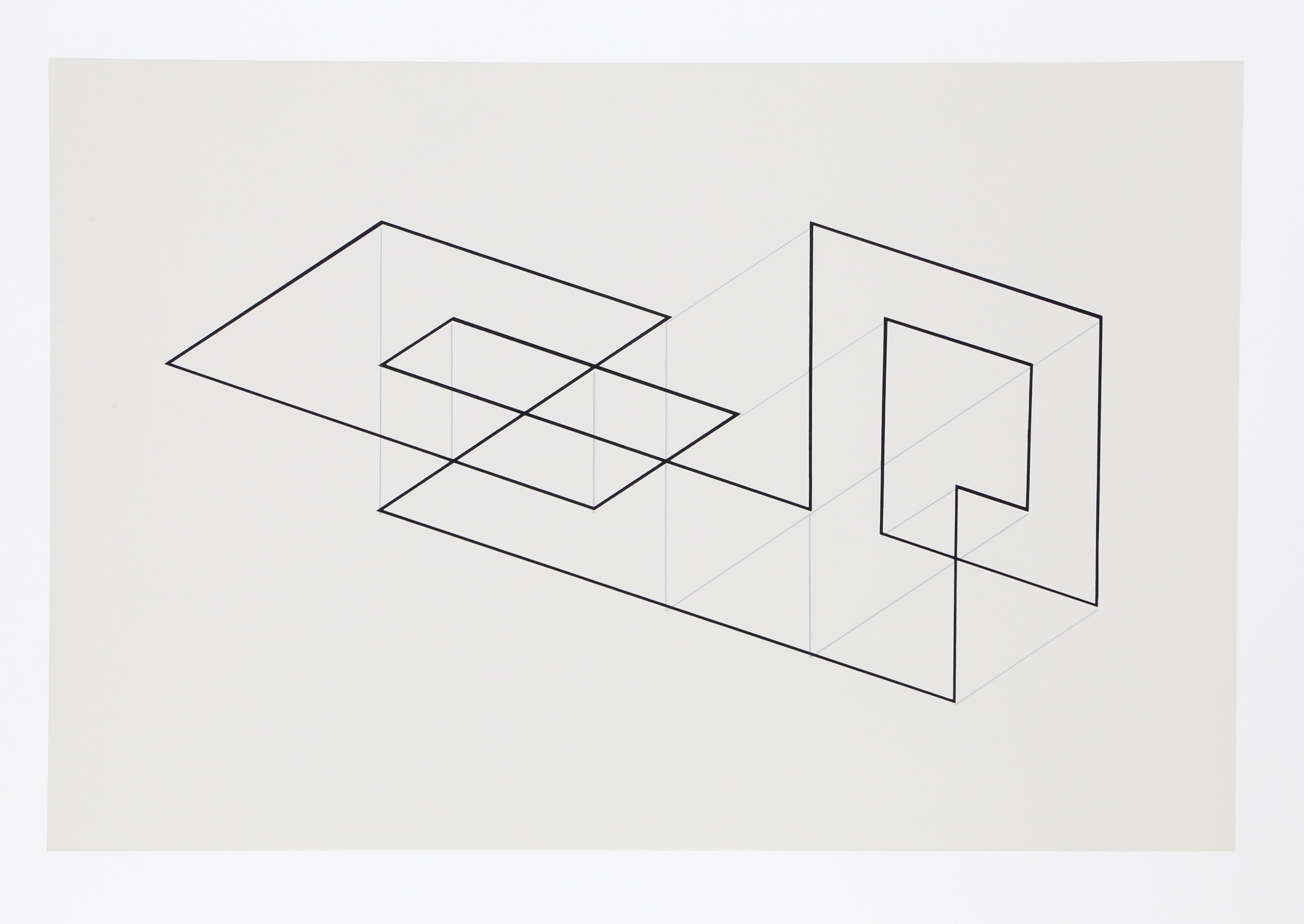 Challenging Confusion - P1, F13, I1 - Print by Josef Albers