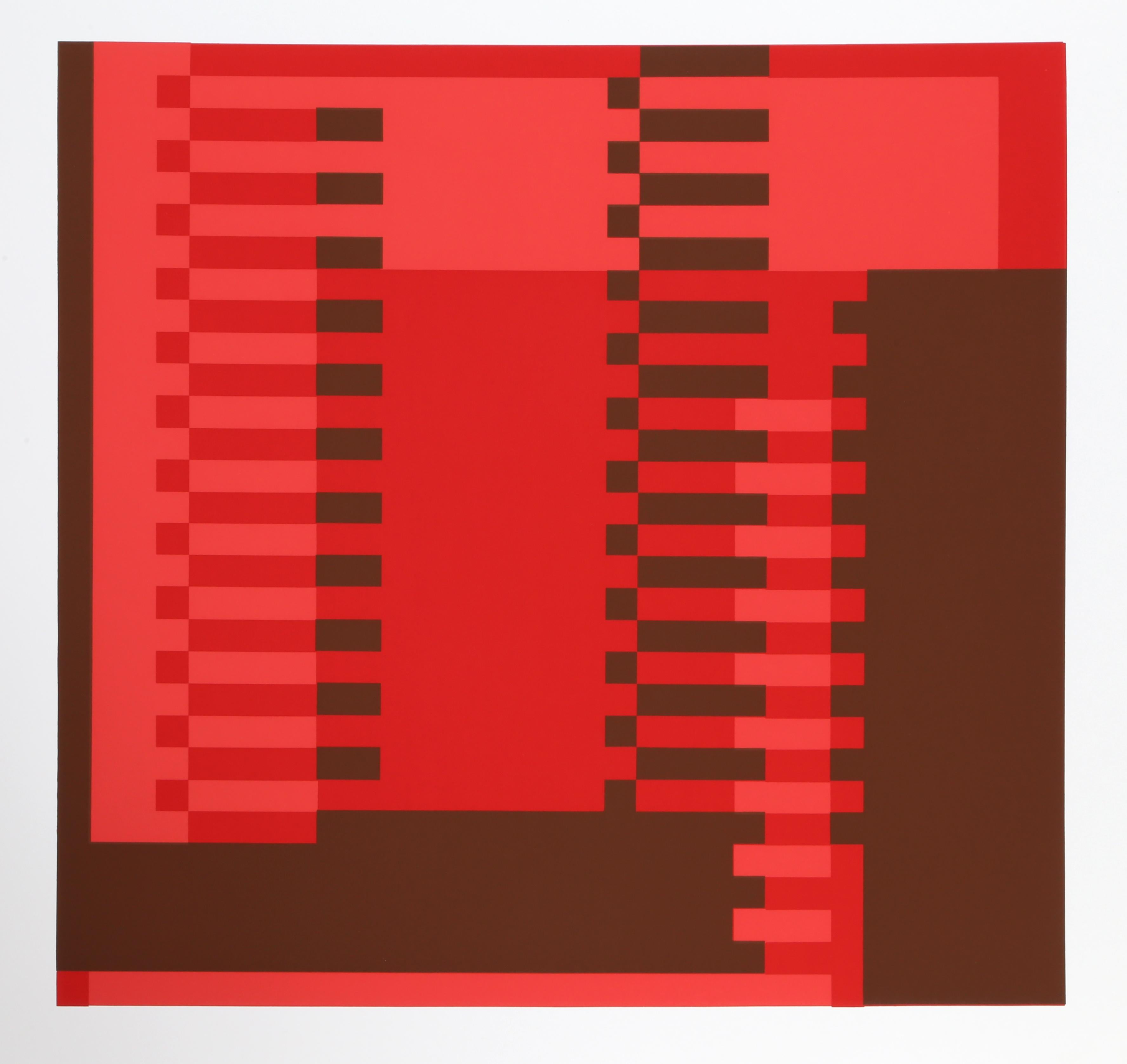 Artist:	Josef Albers, German (1888 - 1976)
Title:	Portfolio 1, Folder 22, Image 1 from Formulation: Articulation (Double Portfolio)
Year:	1972
Medium:	Silkscreen
Edition:	972/1000
Paper Size:	15 x 20 inches [38.1 x 50.8 cm] 
Frame: 21 x 21.5