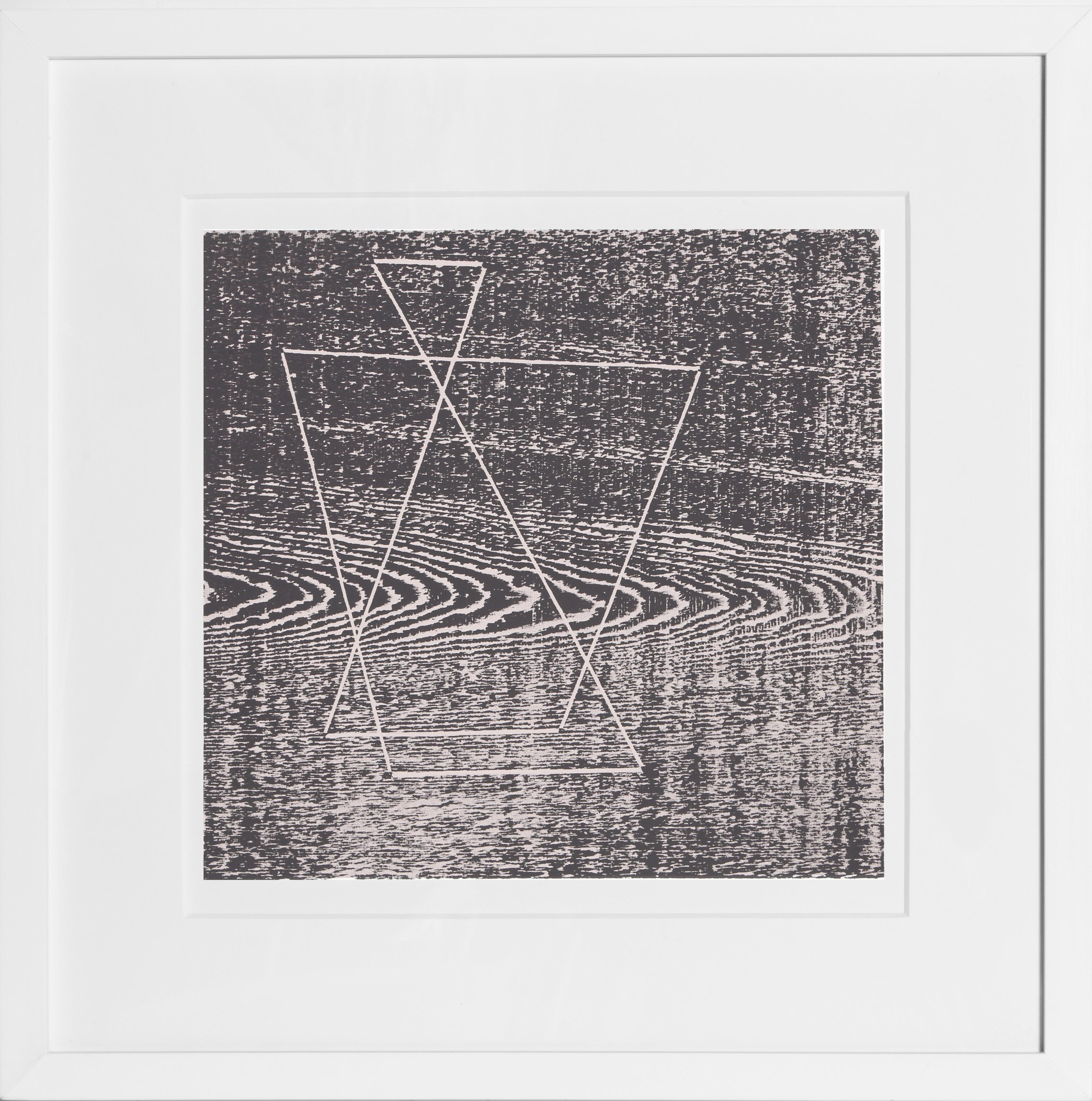 Josef Albers Abstract Print – Holz, das wie Wasser wirkt - P2, F20, I1