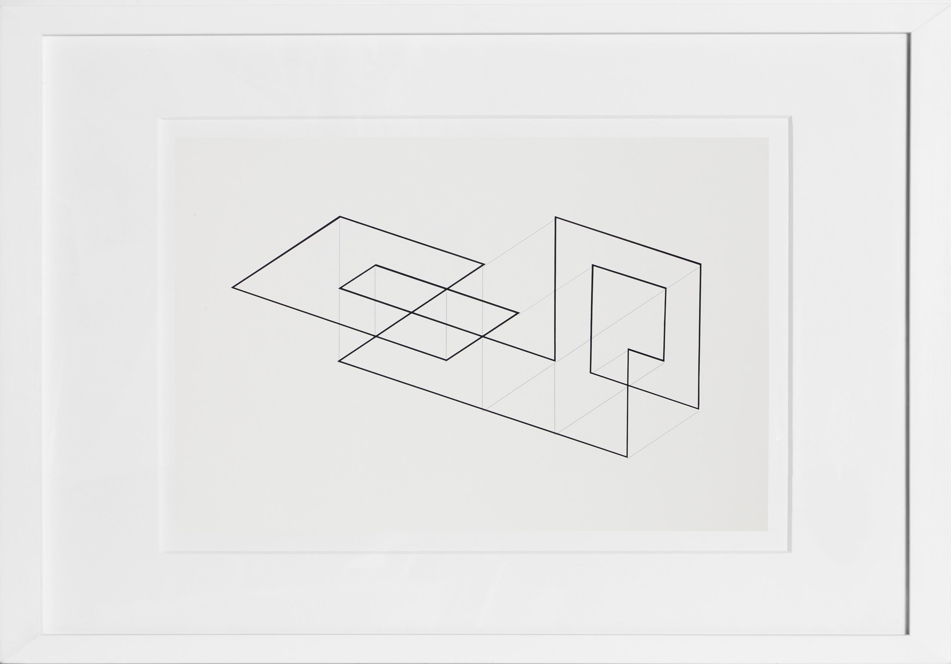 Josef Albers Abstract Print - Challenging Confusion - P1, F13, I1