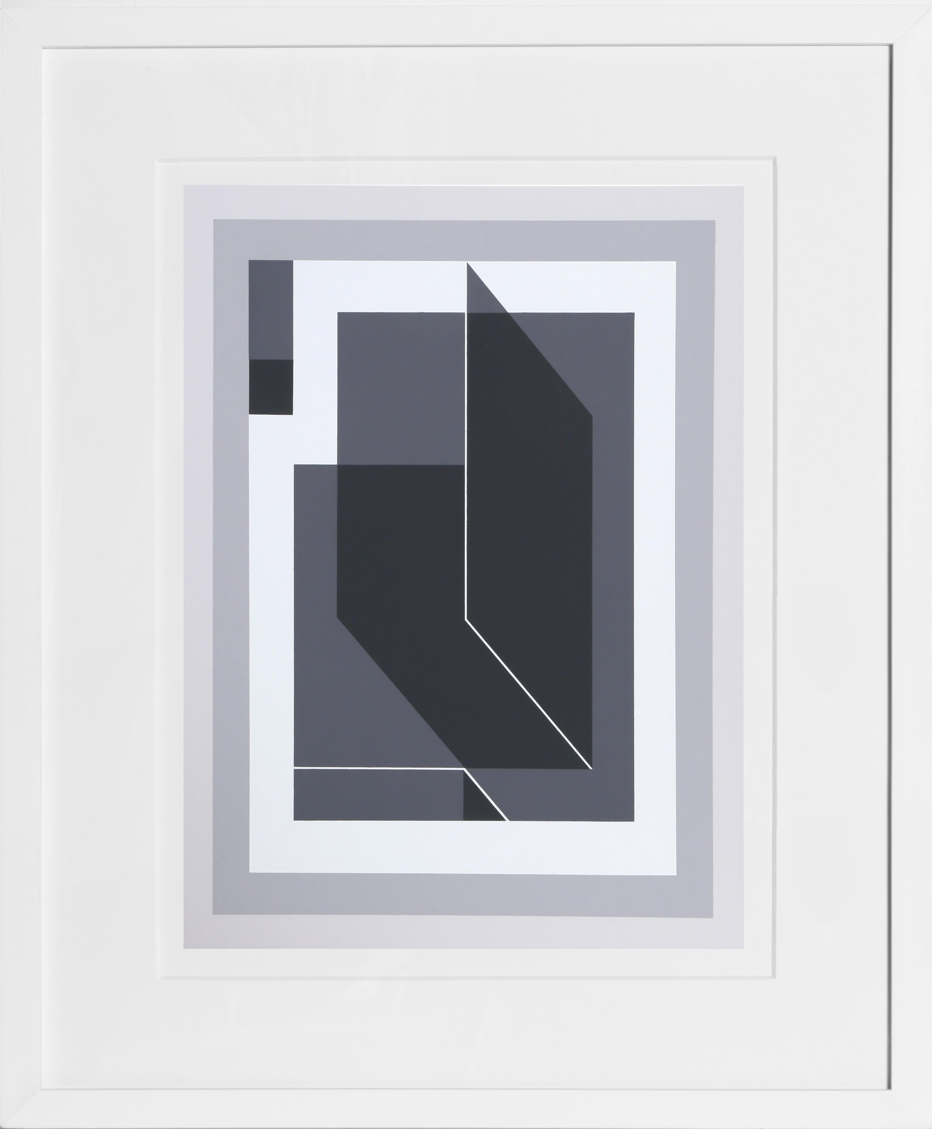 Artist:	Josef Albers
Title:	Portfolio 1, Folder 25, Image 2 from Portfolio: Formulation: Articulation
Year:	1972
Medium:	Silkscreen
Edition:	1000
Paper Size: 20 x 15 inches
Frame Size: 24 x 19 inches

Formulation: Articulation published by Harry N.