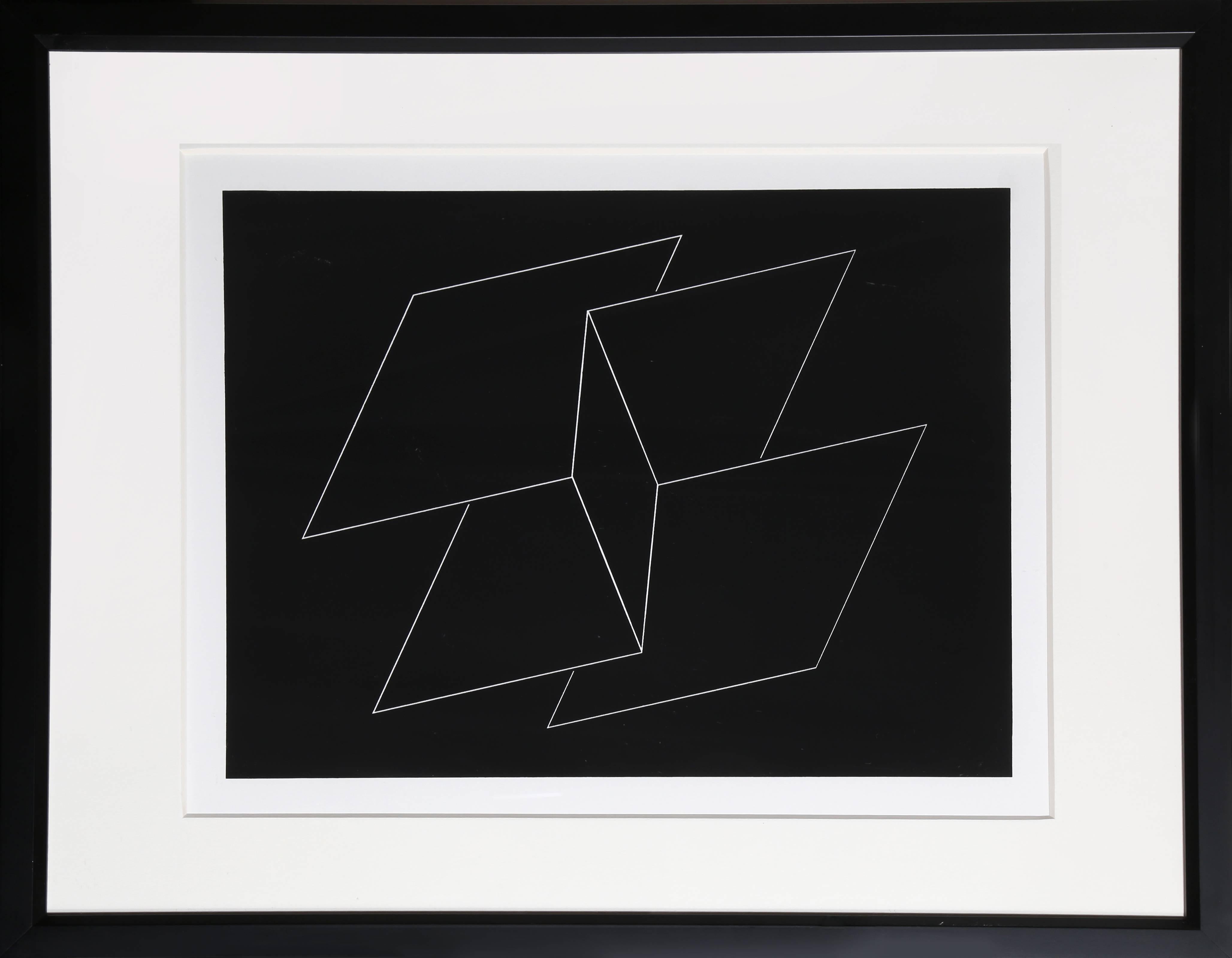 Artist:	Josef Albers, German (1888 - 1976)
Title:	Portfolio 2, Folder 10, Image 2 from Formulation: Articulation (Double Portfolio)
Year:	1972
Medium:	Silkscreen
Edition:	1000
Paper Size:	15 x 20 inches [38.1 x 50.8 cm] 
Frame:  19.5 x 24.5