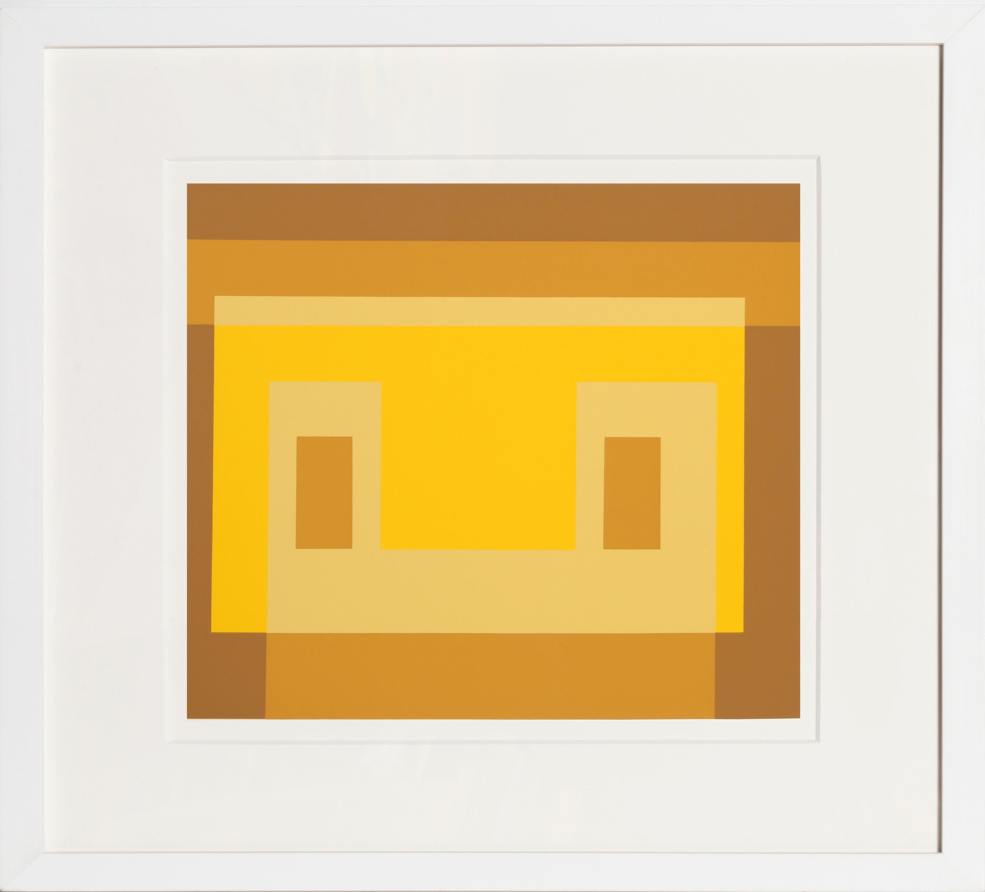 Josef Albers Abstract Print – Variante - P1, F30, I1