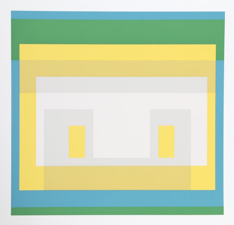 Variant from Formulation: Articulation, Silkscreen by Josef Albers For Sale 1