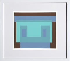 Variant - P2, F9, I1, Geometrischer abstrakter Raumteiler von Josef Albers