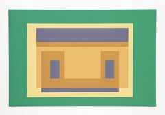 Variant - P2, F29, I2, Geometric Abstract Screenprint by Josef Albers