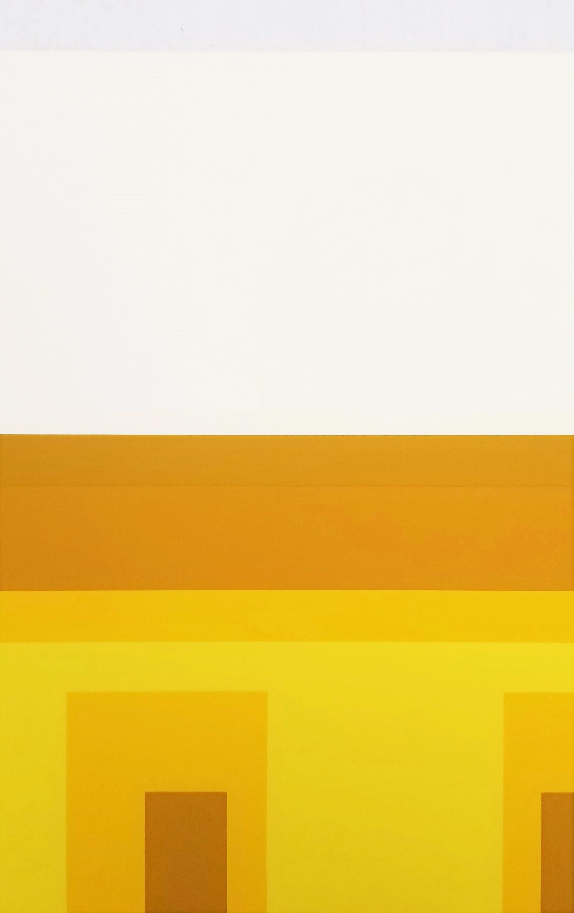 Variante I /// Josef Albers Serigrafia geometrica astratta Minimalismo Arte Bauhaus in vendita 9