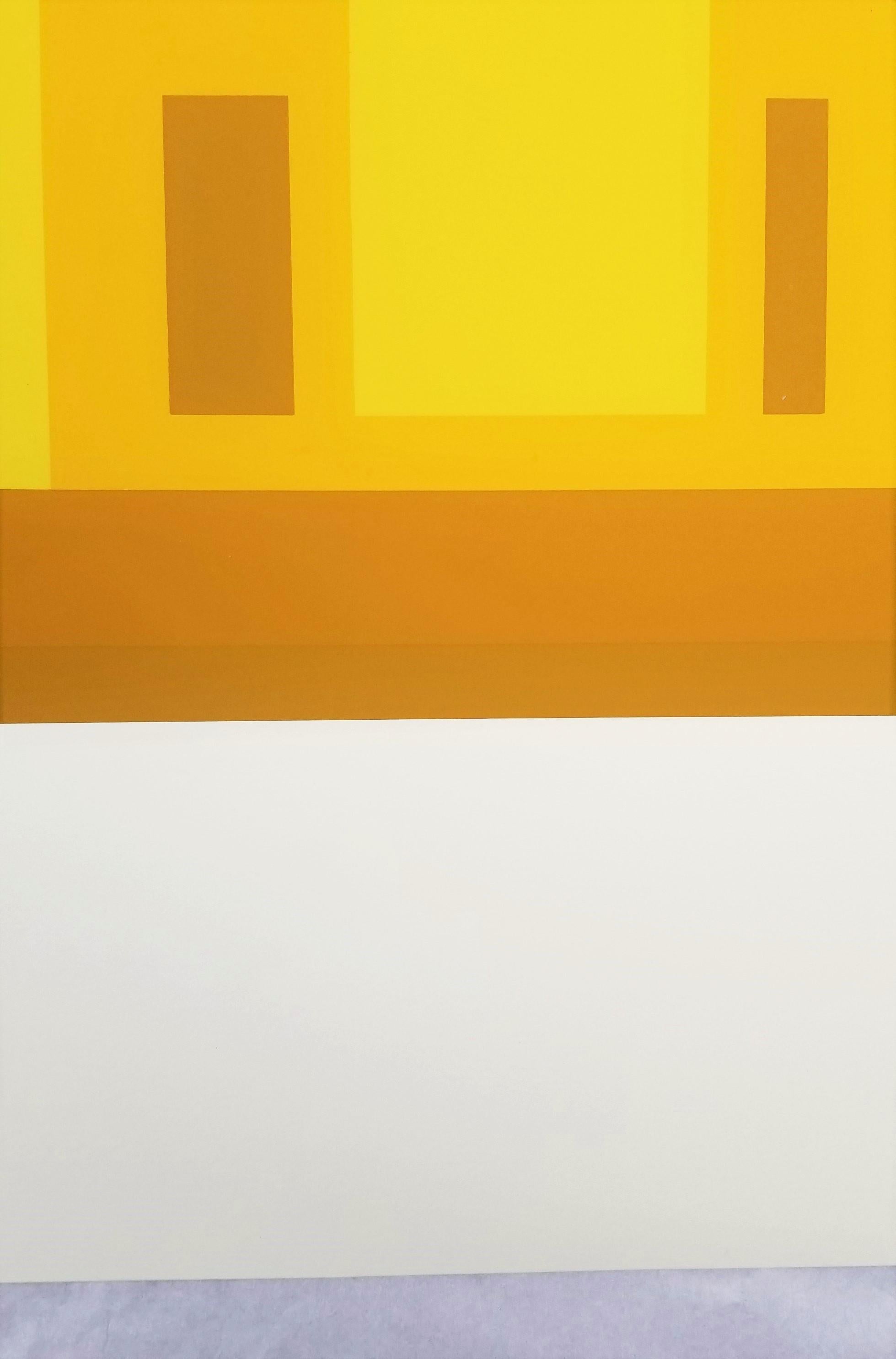 Variante I /// Josef Albers Serigrafia geometrica astratta Minimalismo Arte Bauhaus in vendita 10