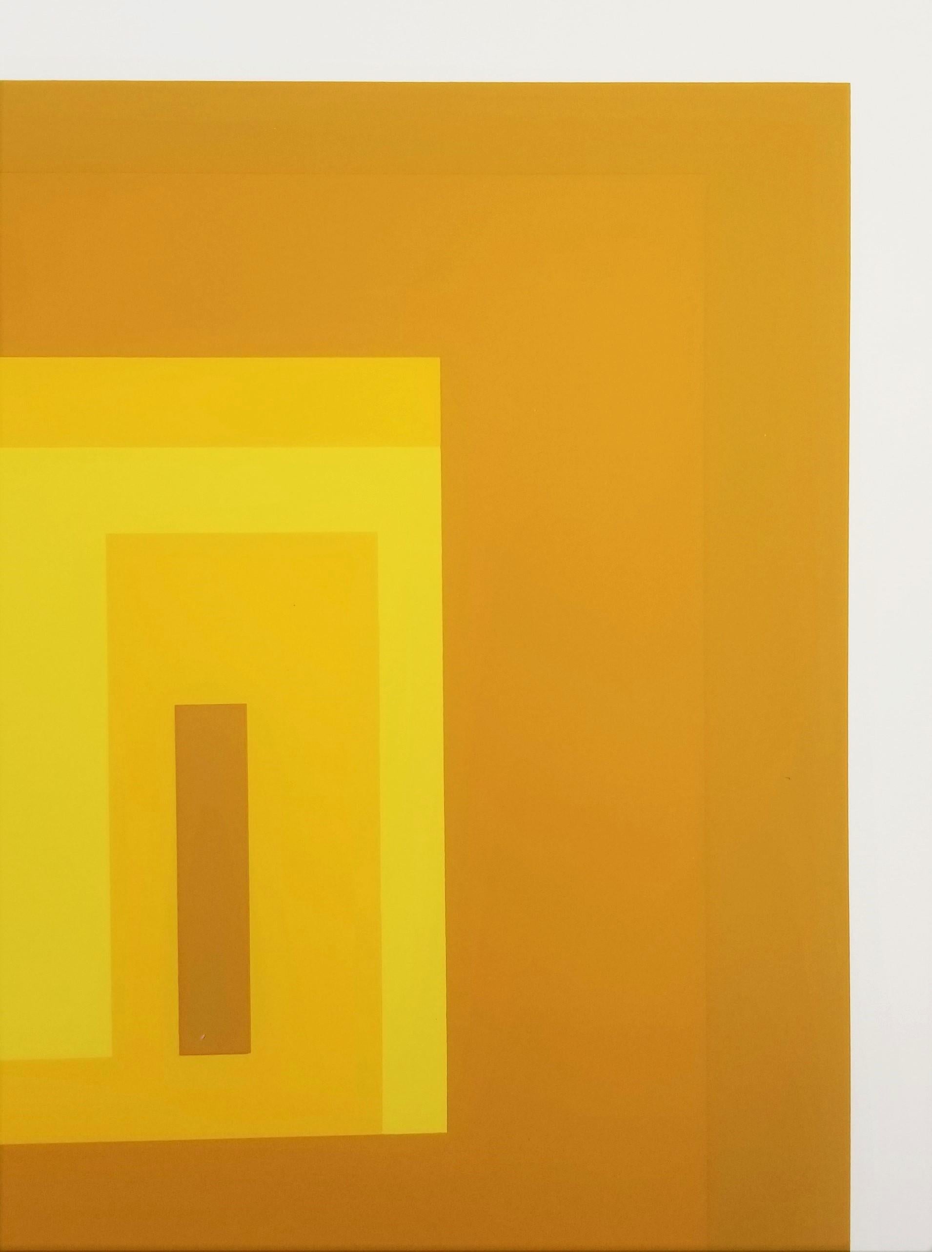 Variante I /// Josef Albers Serigrafia geometrica astratta Minimalismo Arte Bauhaus in vendita 13