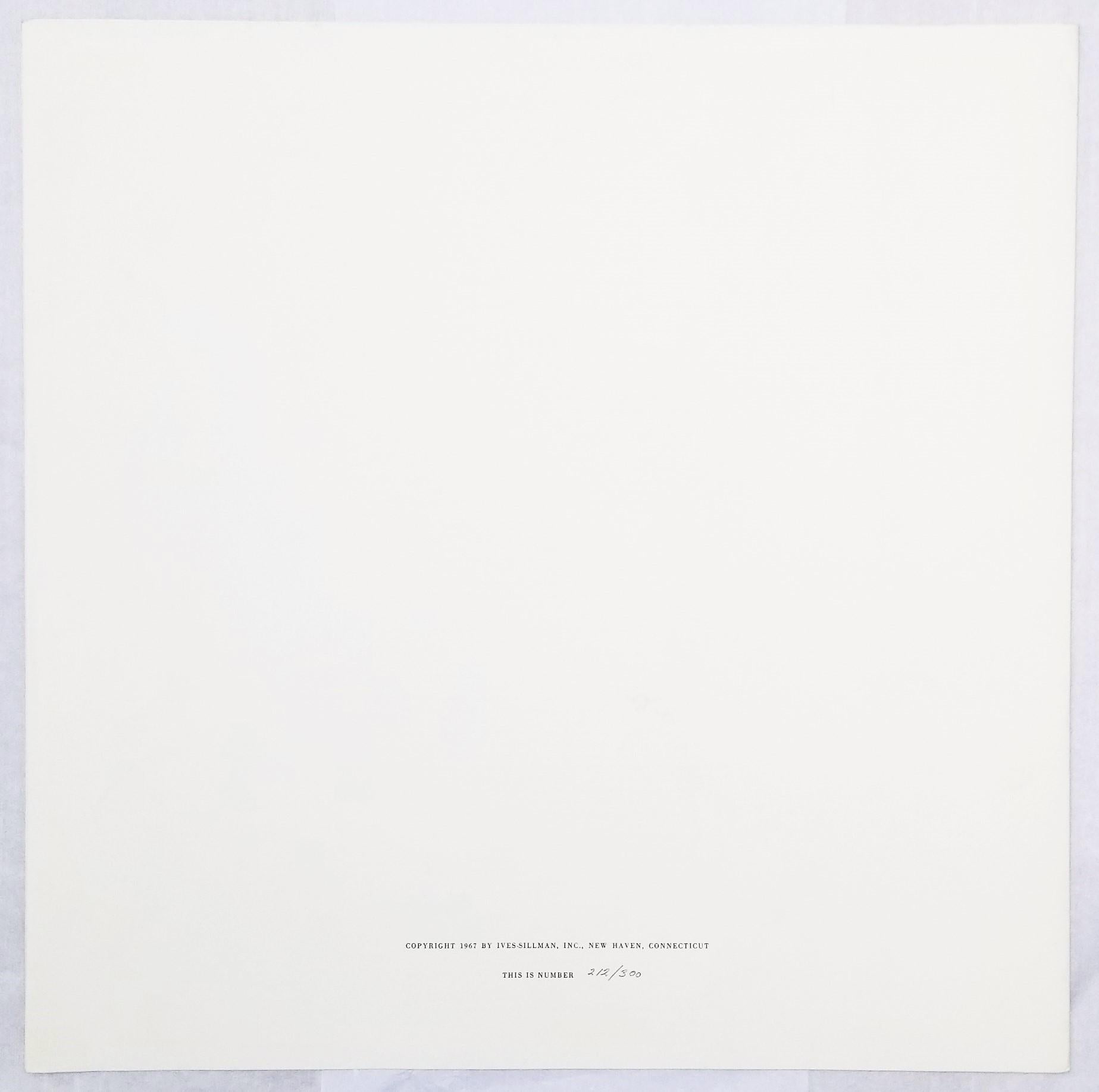 Variante I /// Josef Albers Serigrafia geometrica astratta Minimalismo Arte Bauhaus in vendita 4