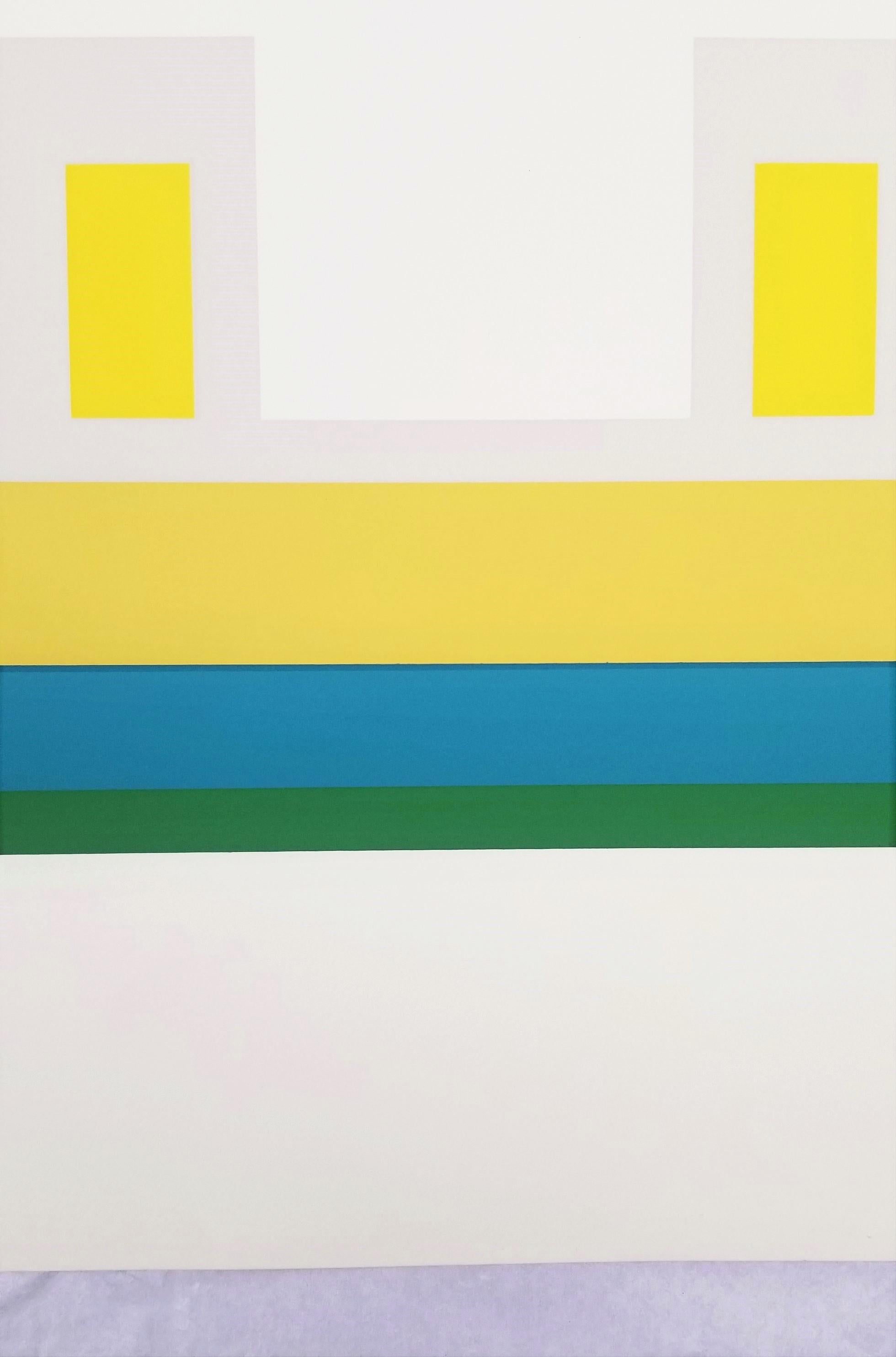 Variant II /// Josef Albers Abstract Geometric Screenprint Minimalism Bauhaus For Sale 11