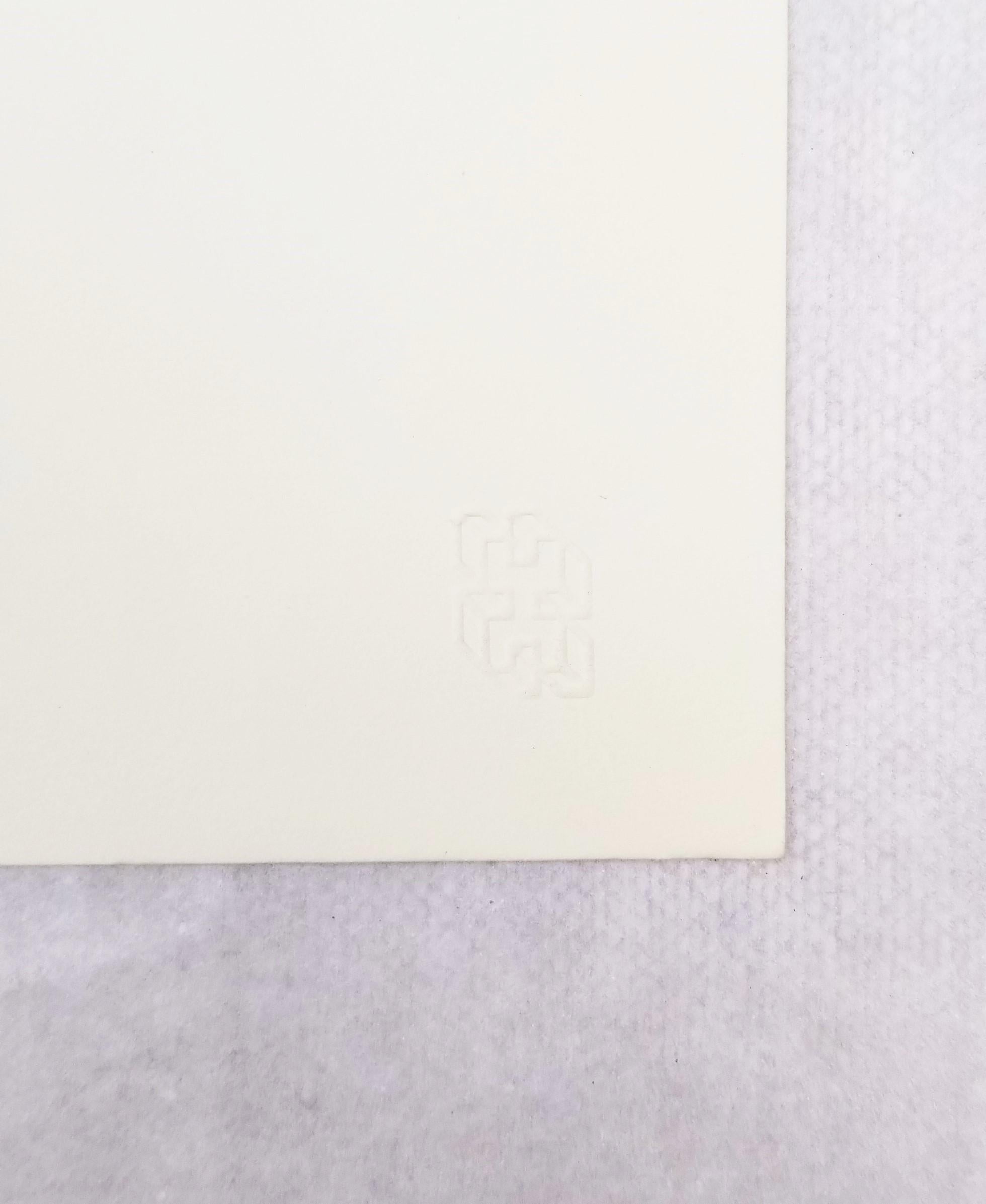 Variant II /// Josef Albers Abstract Geometric Screenprint Minimalism Bauhaus For Sale 16