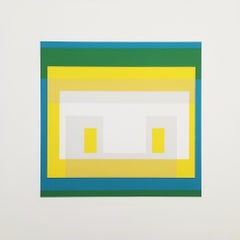 Variante II /// Josef Albers Serigrafia geometrica astratta Minimalismo Bauhaus