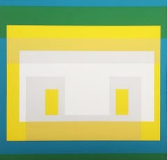 Variante II /// Josef Albers Serigrafia geometrica astratta Minimalismo Bauhaus