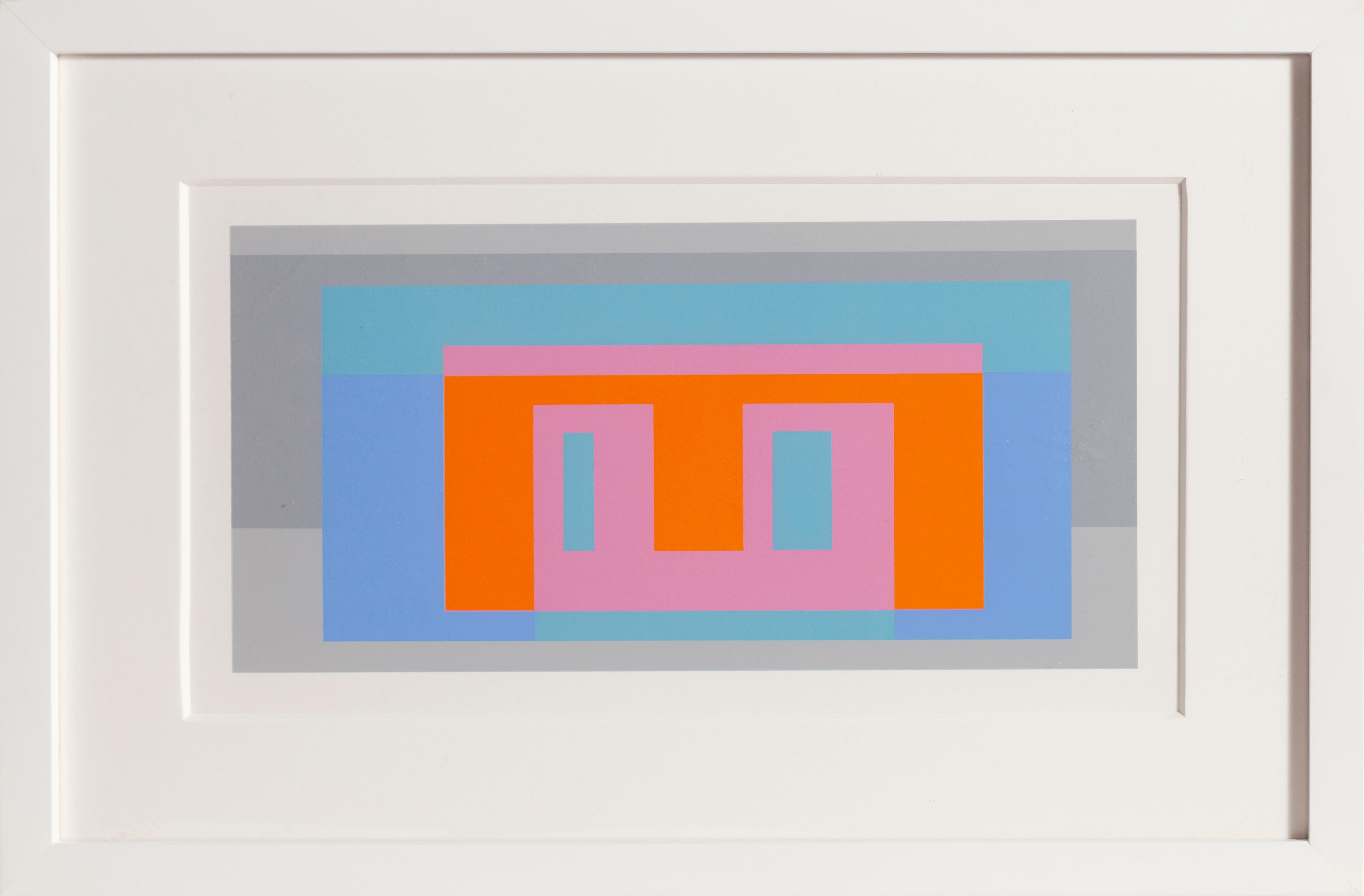 Variant - P1, F17, I1, Abstract Geometric Screenprint by Josef Albers