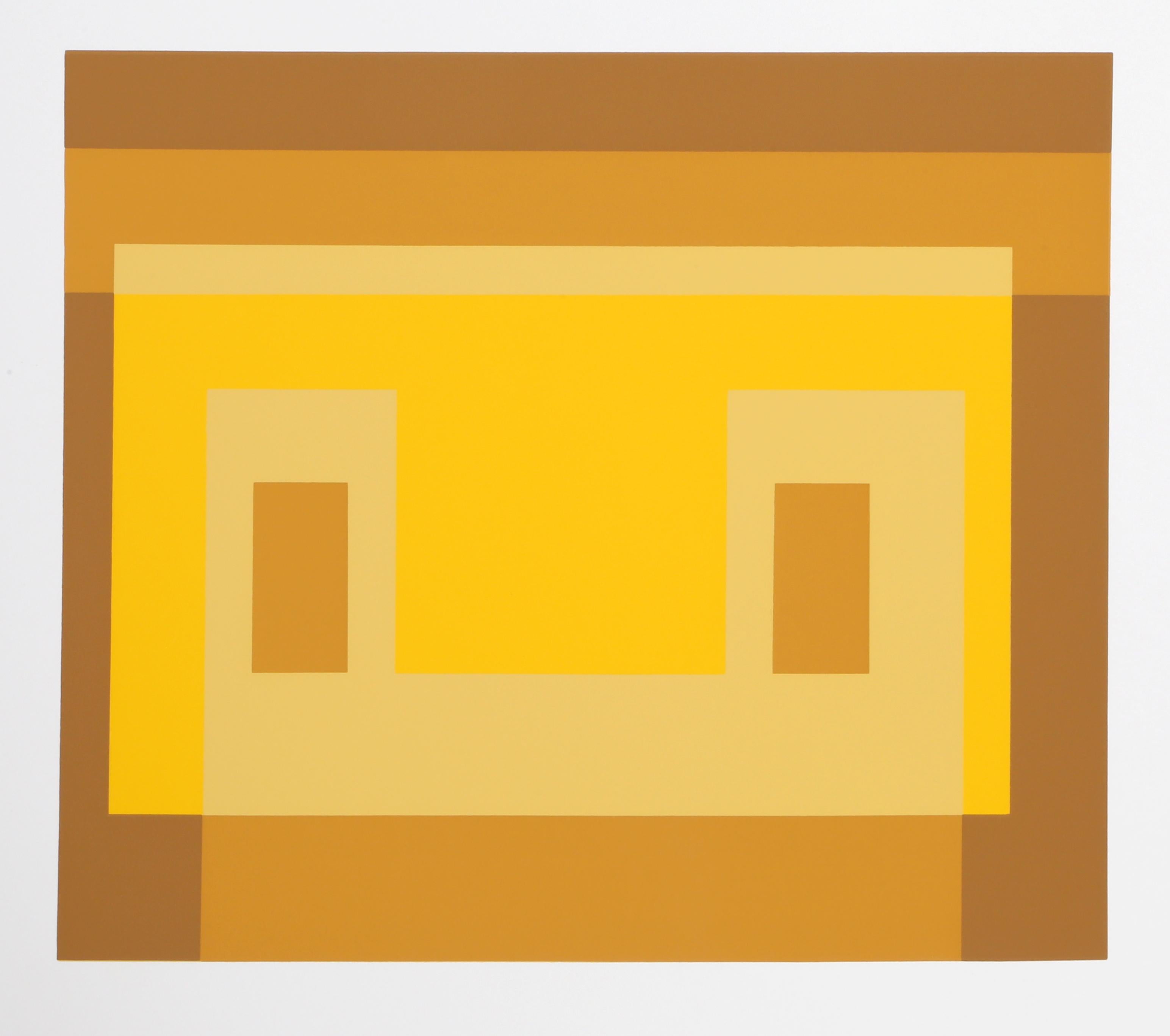 Variant - P1, F30, I1, Geometric Abstract Screenprint by Josef Albers For Sale 1