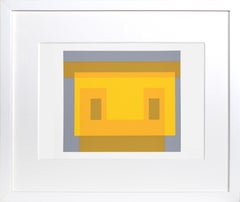 Variante - P2, F9, I2, Serigrafia astratta geometrica di Josef Albers