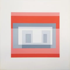 Variant VI /// Josef Albers Bauhaus Abstract Geometric Minimalism Screenprint
