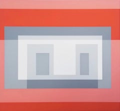Vintage Variant VI /// Josef Albers Bauhaus Abstract Geometric Minimalism Screenprint