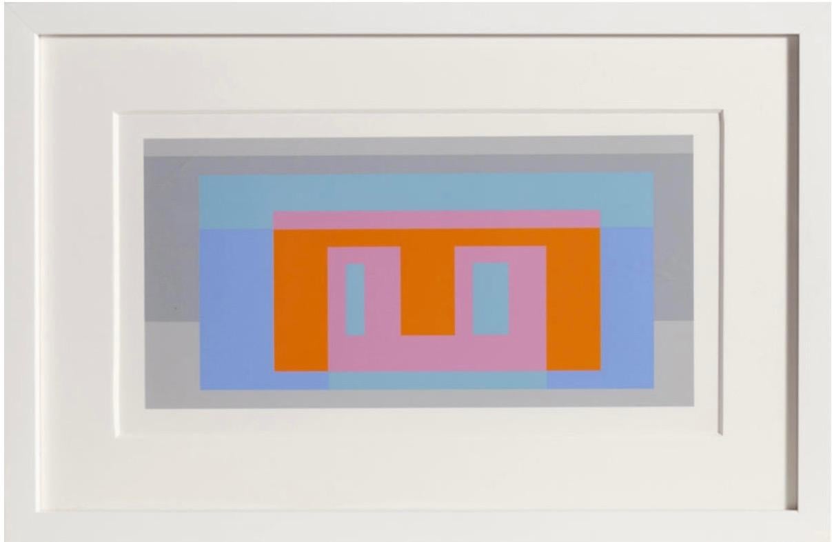 Josef Albers Abstract Print - VARIANTS  -  PI-F17