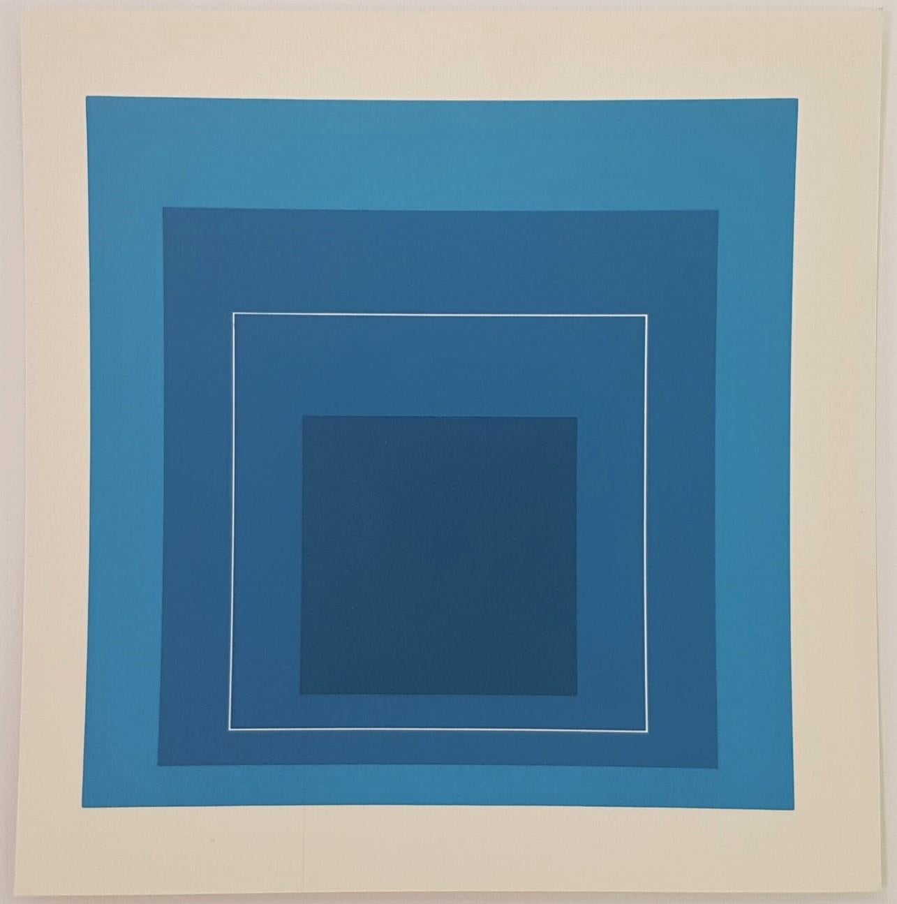 White Lines Squares - Print by Josef Albers