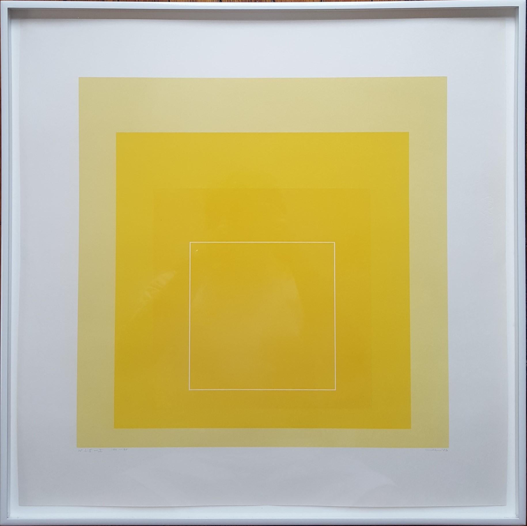 Josef Albers Abstract Print - WLS I