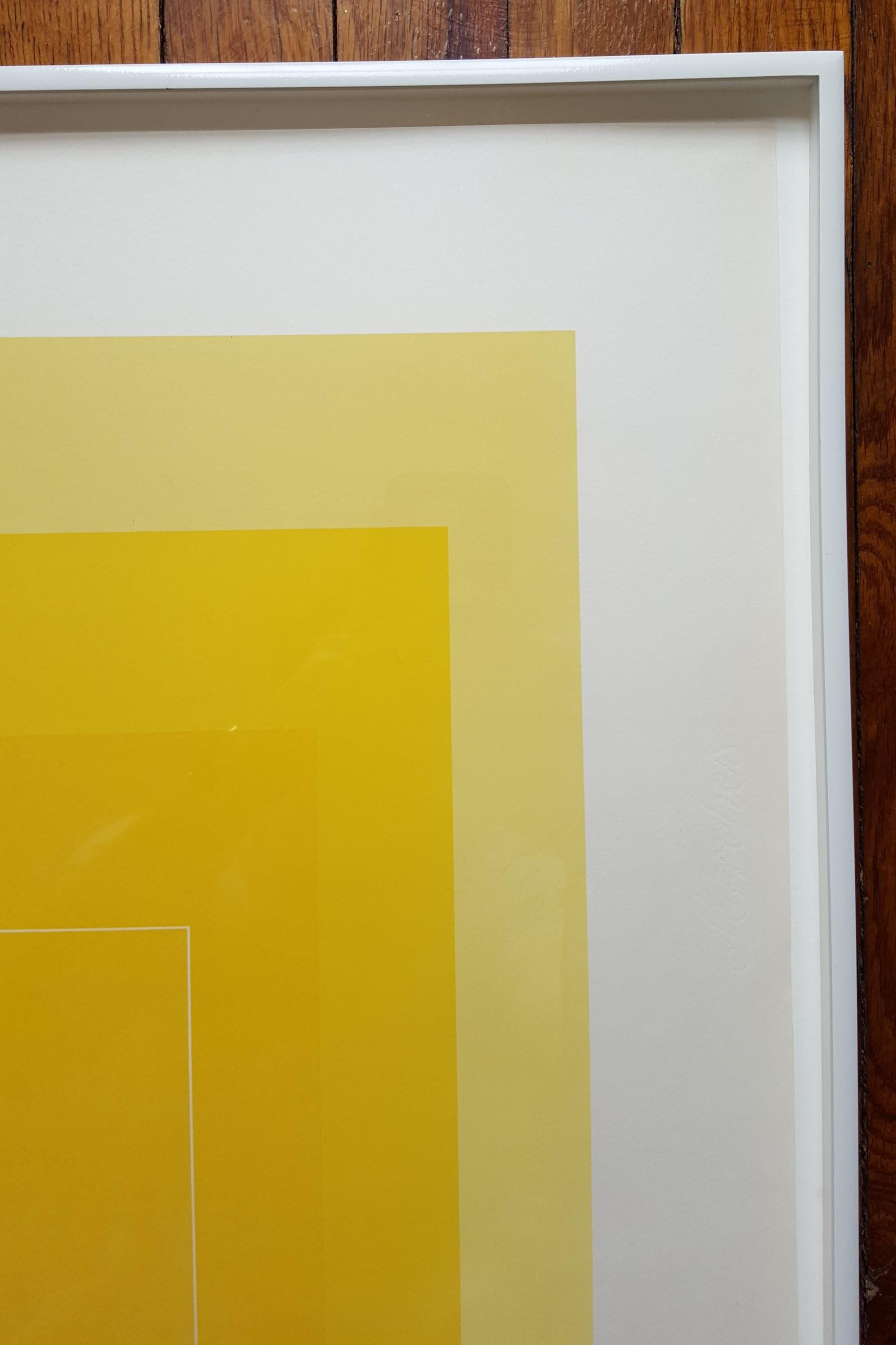 WLS I - Abstract Geometric Print by Josef Albers