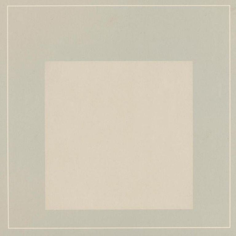 JOSEF ALBERS
WLS XIV, 1966
Lithograph printed in sand gray, transparent warm gray and transparent medium gray
On Arches Cover paper
Signed, dated, titled and inscribed artist's proof III
One of 15 artist’s proofs aside from the edition of 125
From
