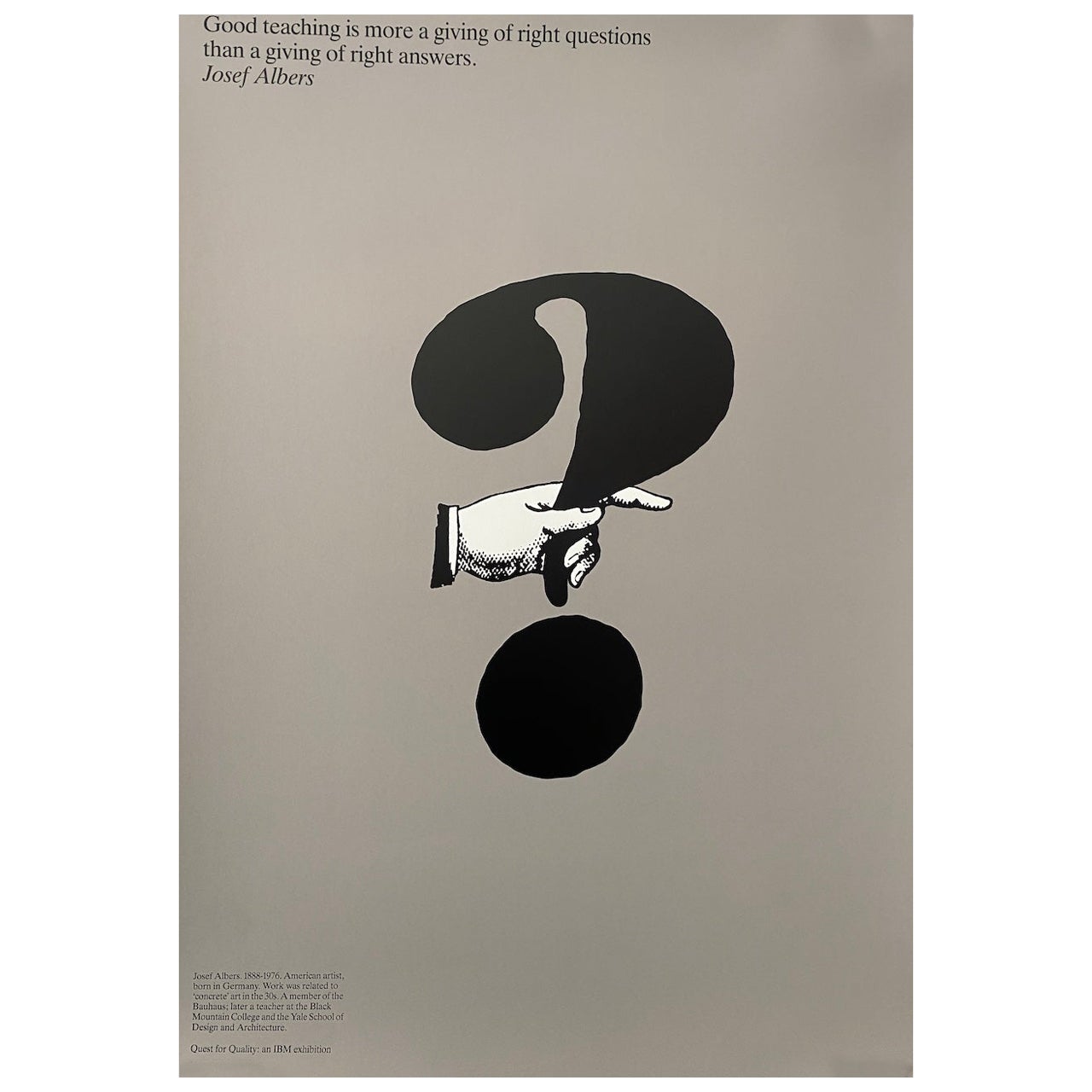 Josef Albers Quest for Quality: an IBM exhibition – Alan Fletcher For Sale