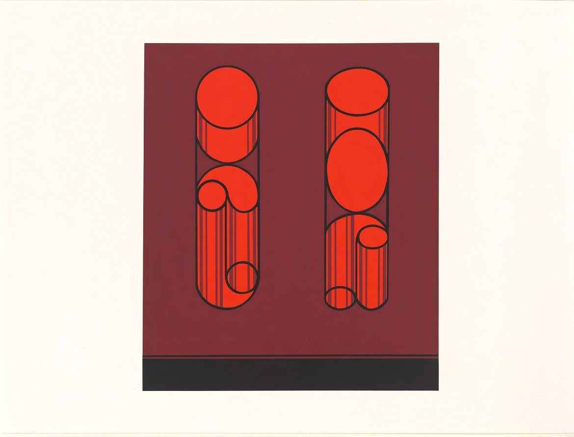 American Josef Albers Screen Print Diptych from Formulation, Articulation For Sale