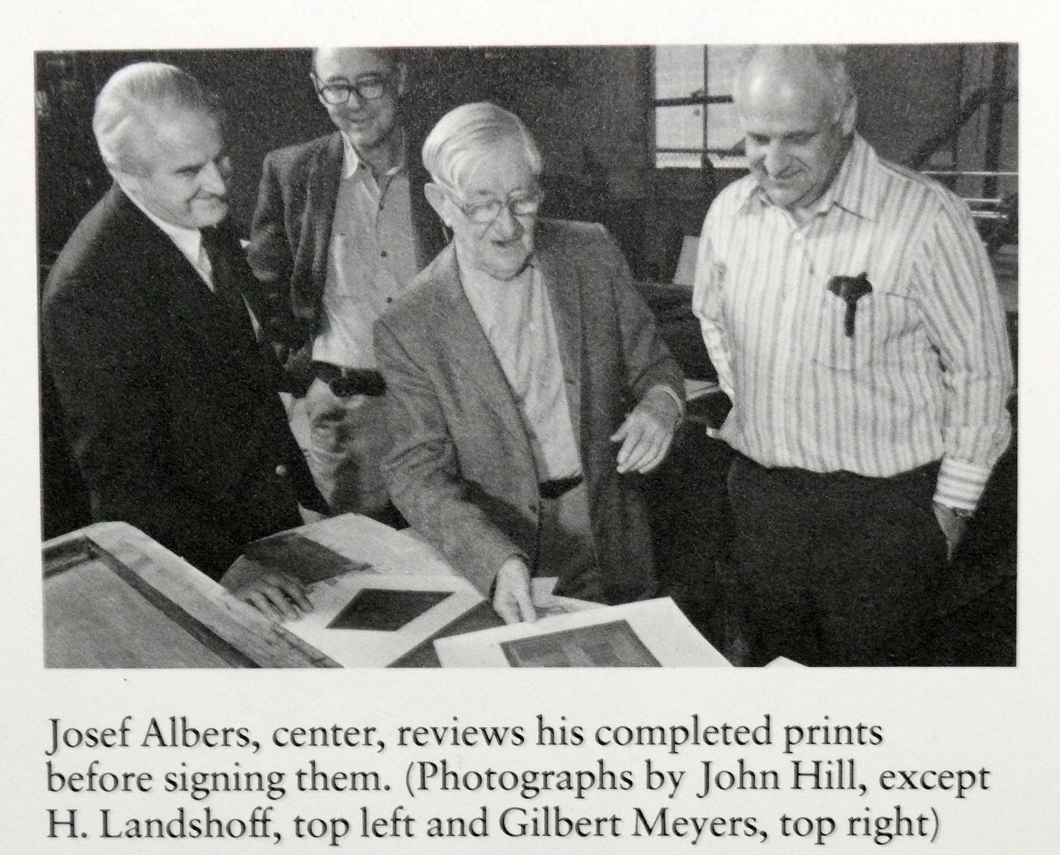 Josef Albers Signed Abstract Screenprint 