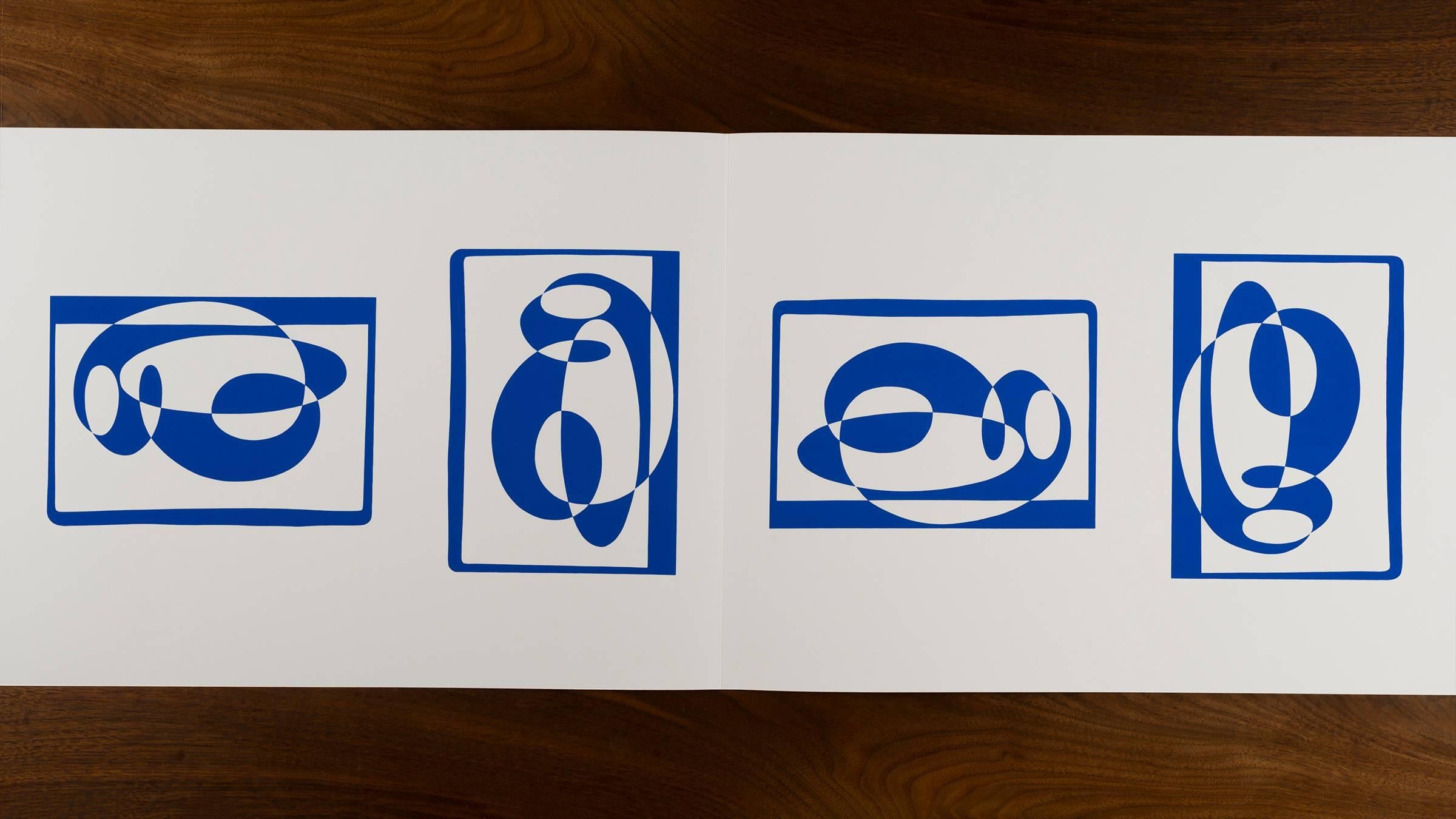 Josef Albers Formulierungen - Artikulationen I & II
Ausgabe 974/ 1000
1972 Siebdruck auf Papier
Geprägt mit den Initialen von Josef Albers, Mappen- und Ordnernummer. Dieses Werk wird von Harry N. Abrams und Ives-Sillman veröffentlicht.
Dieses Werk