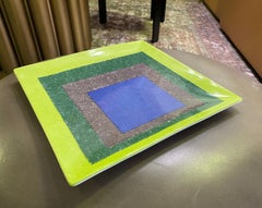 Josef Albers Study for Homage to the Square Limited Ed. MOCA Ceramic Platter