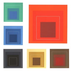 Josef Albers White Line Squares
