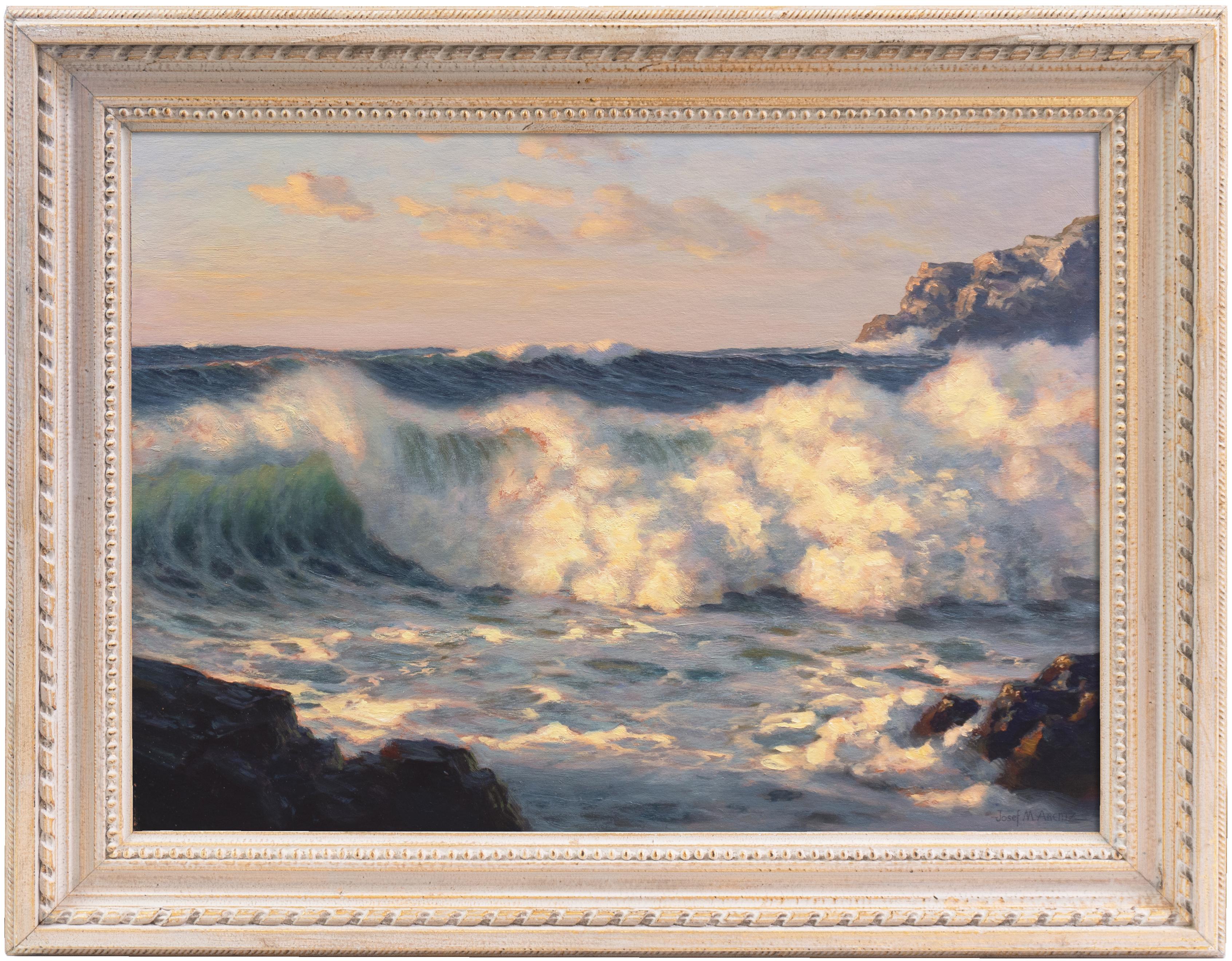 'Coastal Breakers', Kennebunkport, Maine, Seascape, Baltimore Museum of Art