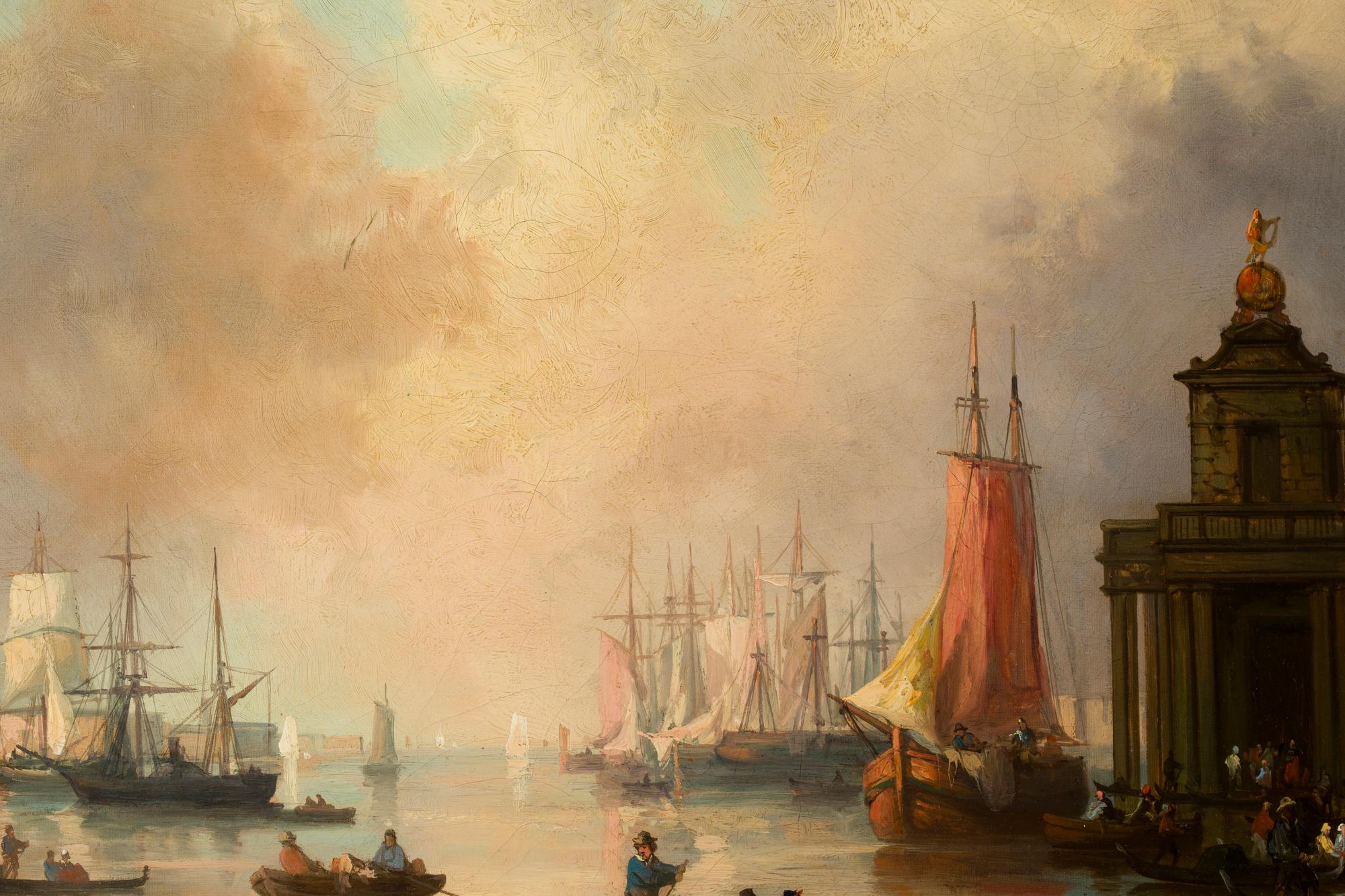 VENICE GRAN CANAL (Braun), Landscape Painting, von Josef Carl Puttner