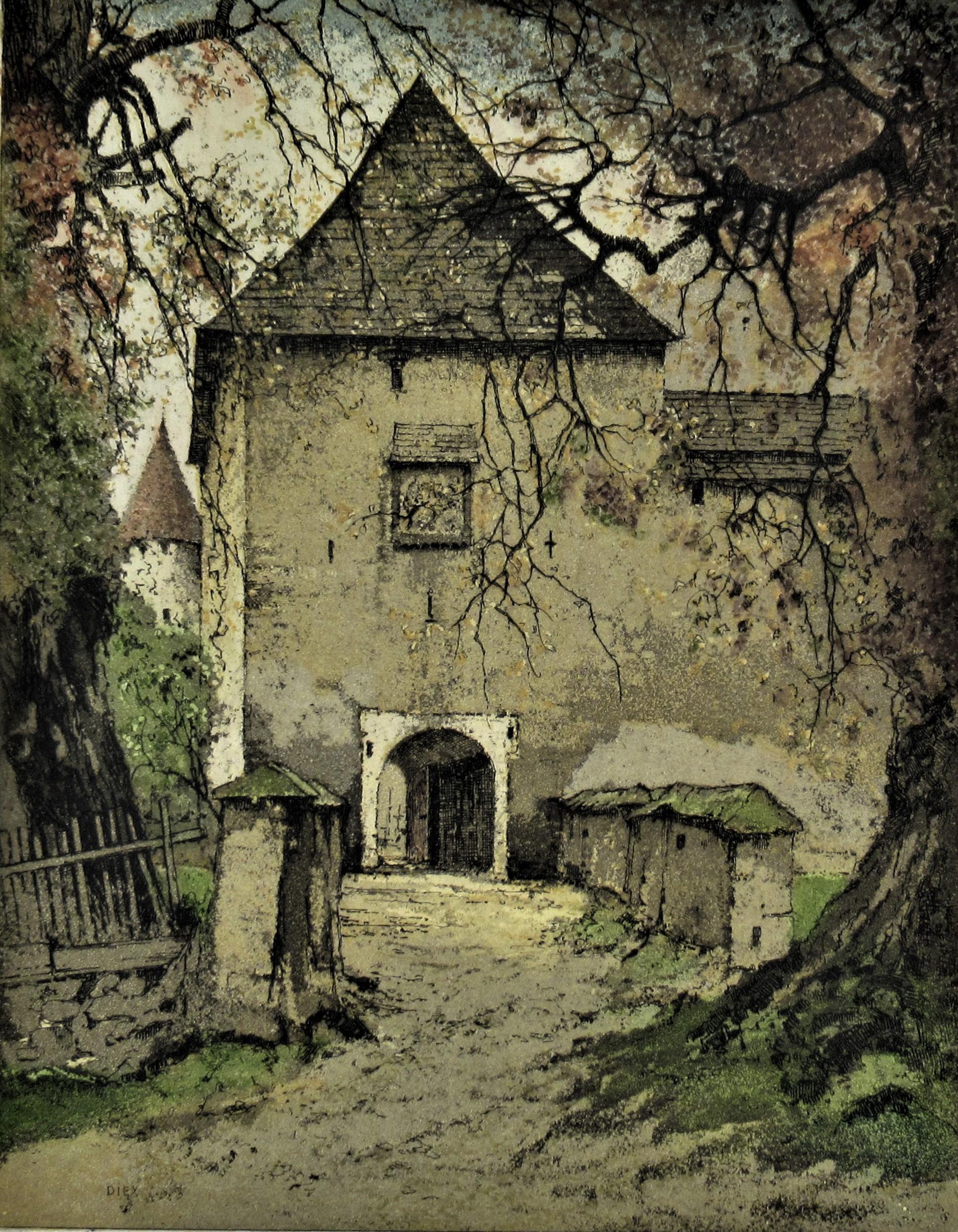 Diex, Carinthia, Österreich – Print von Josef Eidenberger