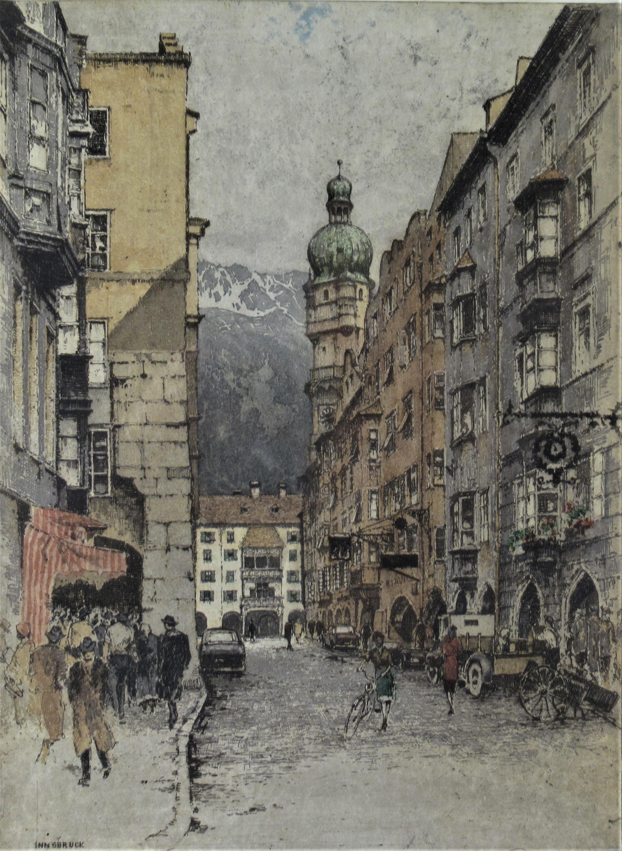 Innsbruck - Print by Josef Eidenberger