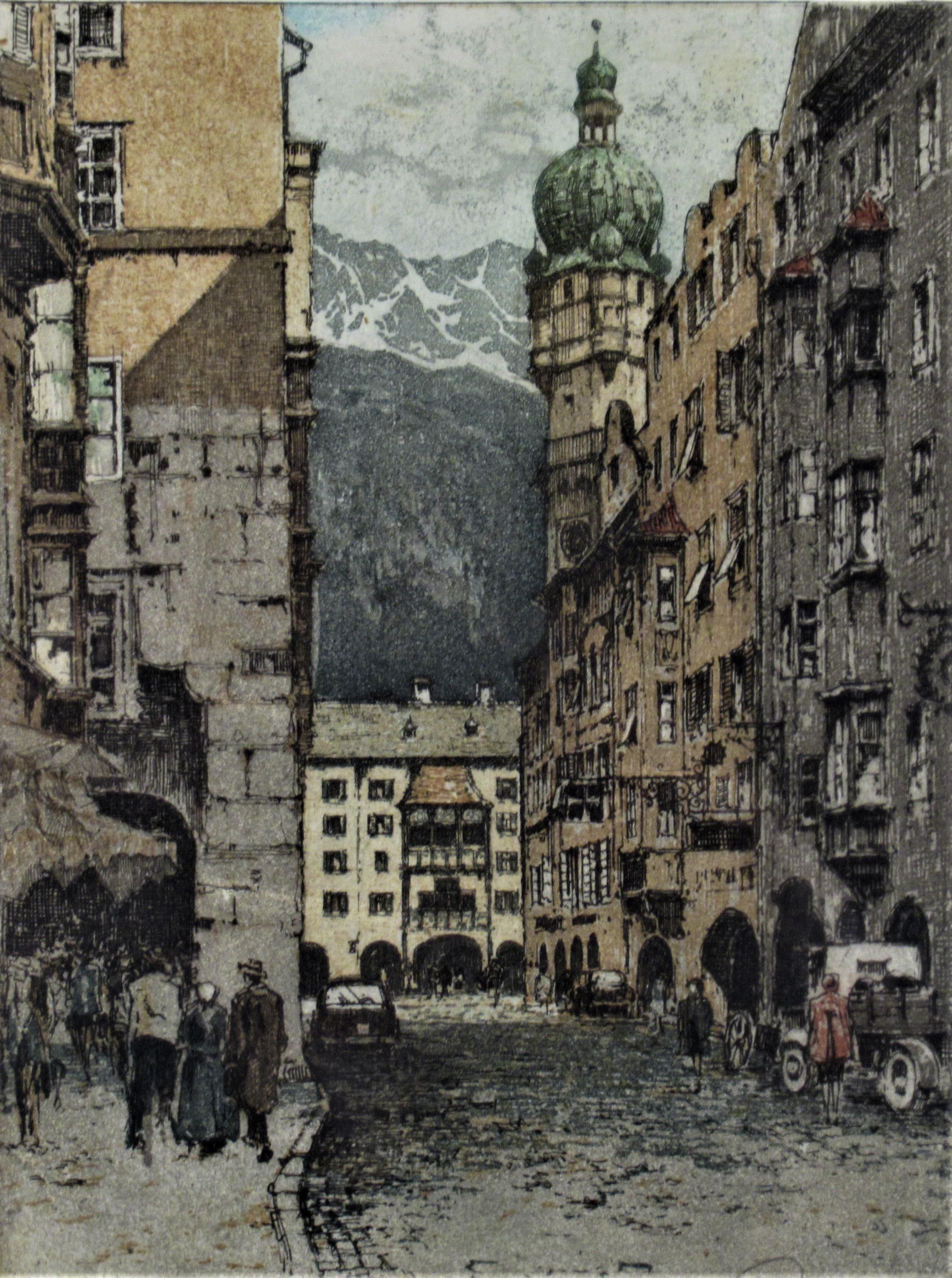 Innsbruck - Print by Josef Eidenberger