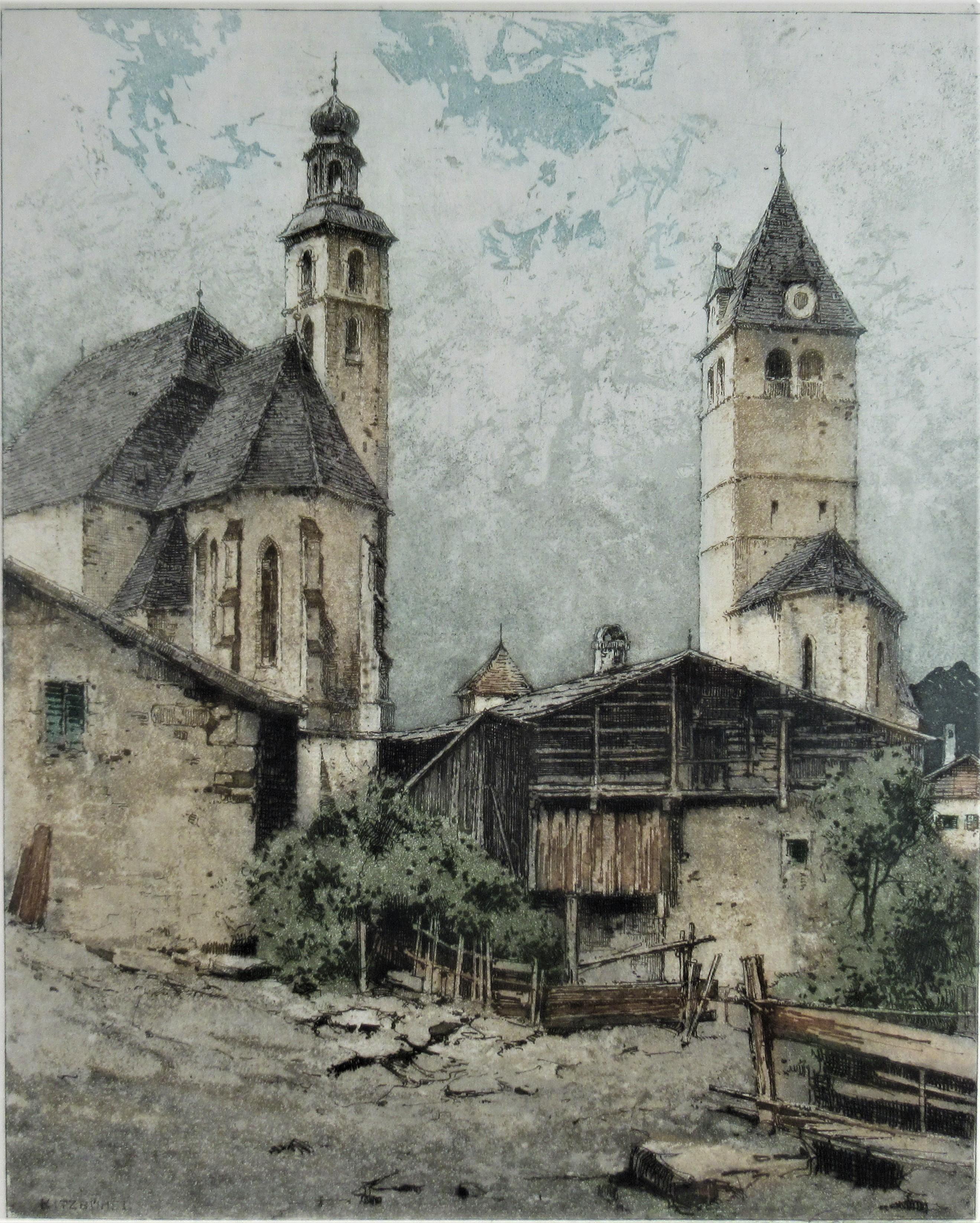 Kitzbuehel, Tyrol - Print by Josef Eidenberger