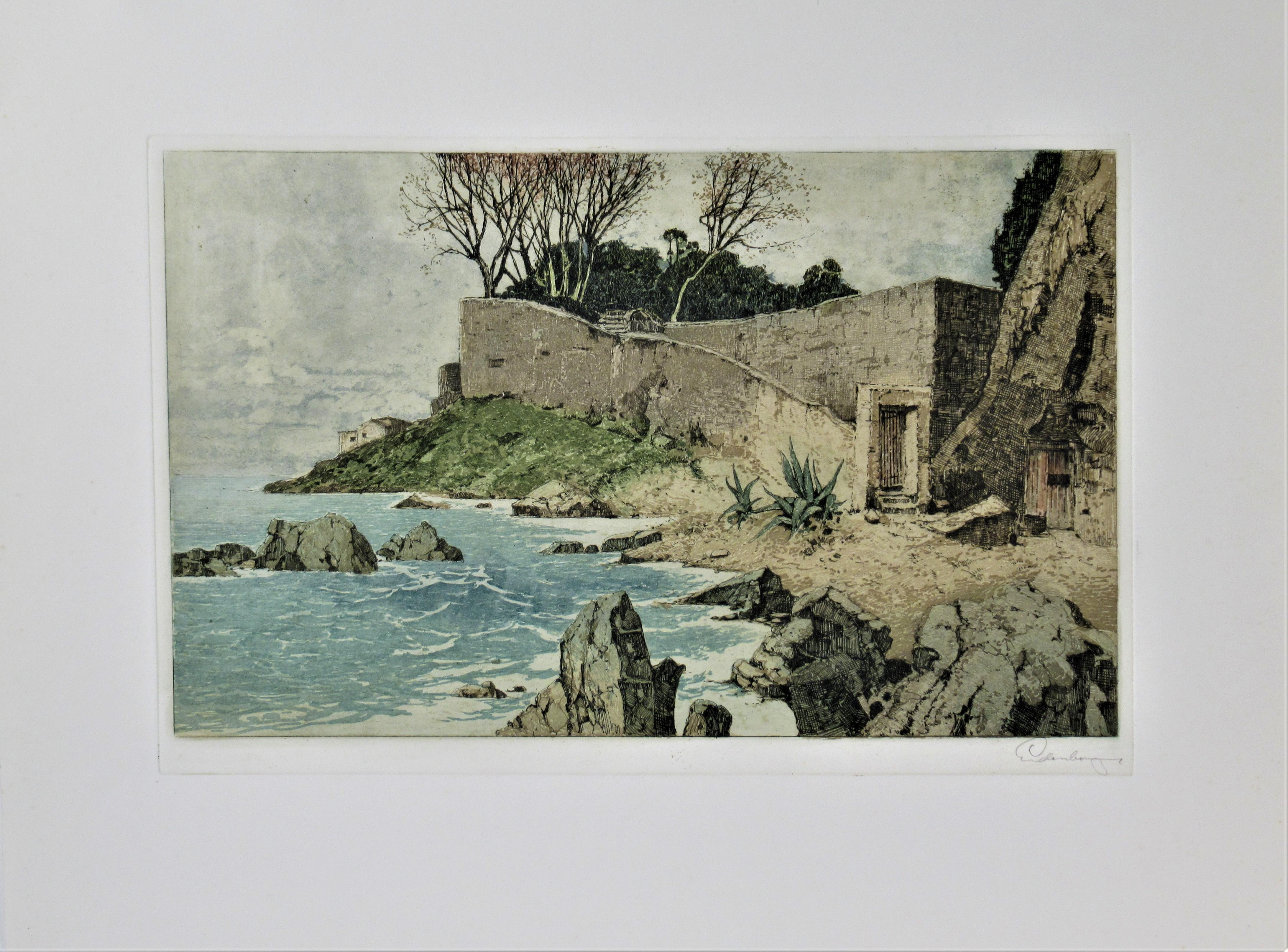 Josef Eidenberger Figurative Print - Mallorca Kuste, Spain