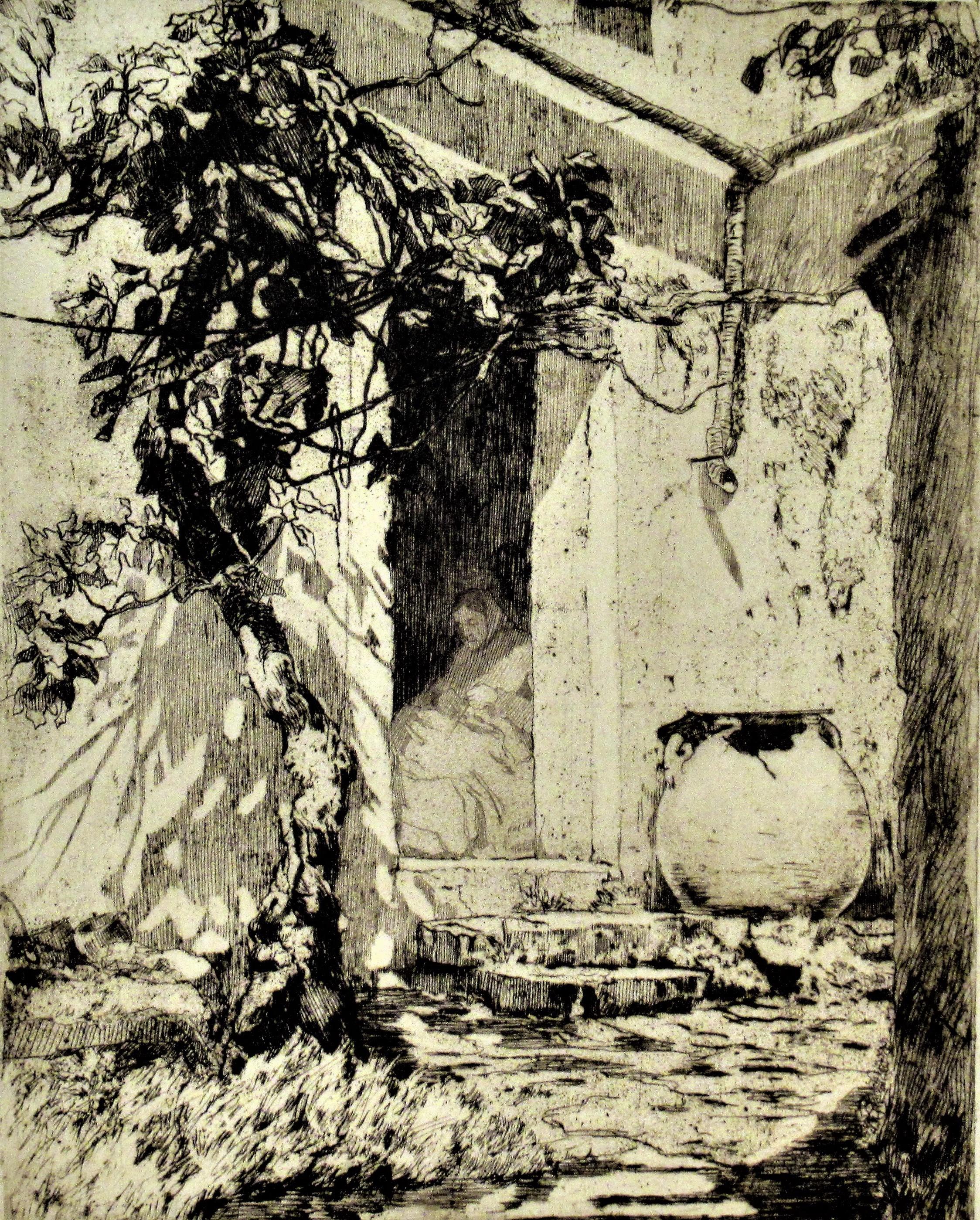 Tienda de cerámica, Austria - Print de Josef Eidenberger