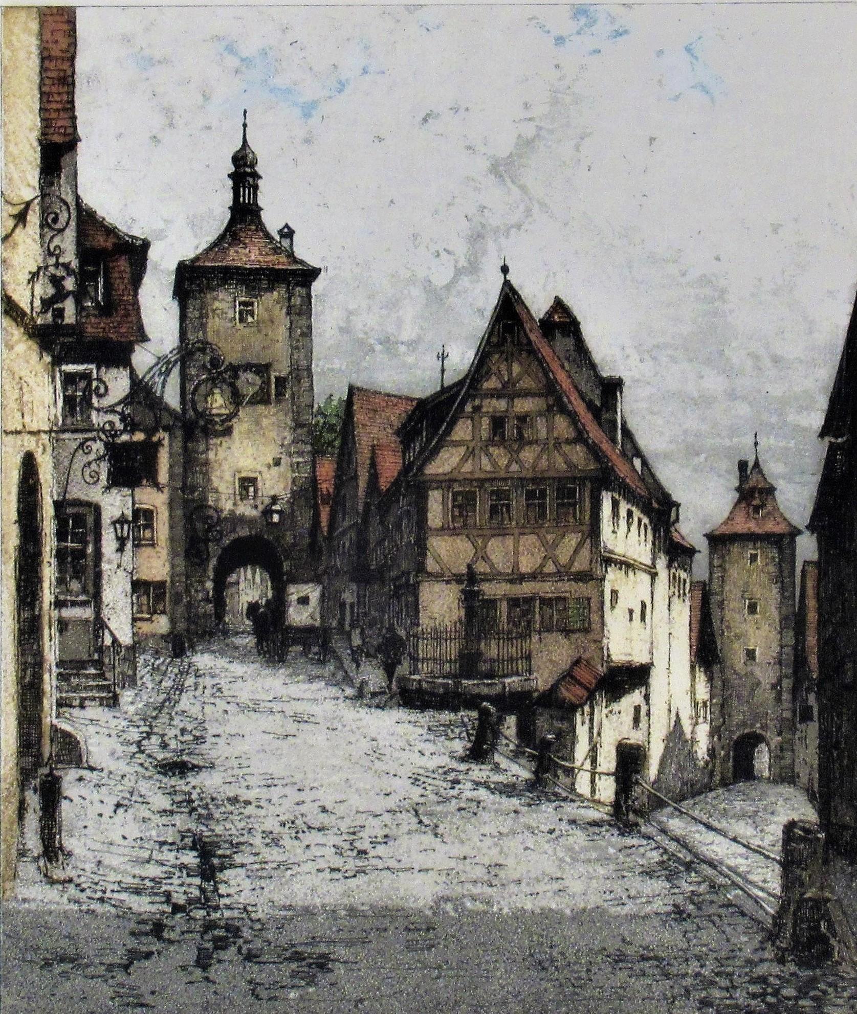 Rothenburg, Plontein – Print von Josef Eidenberger