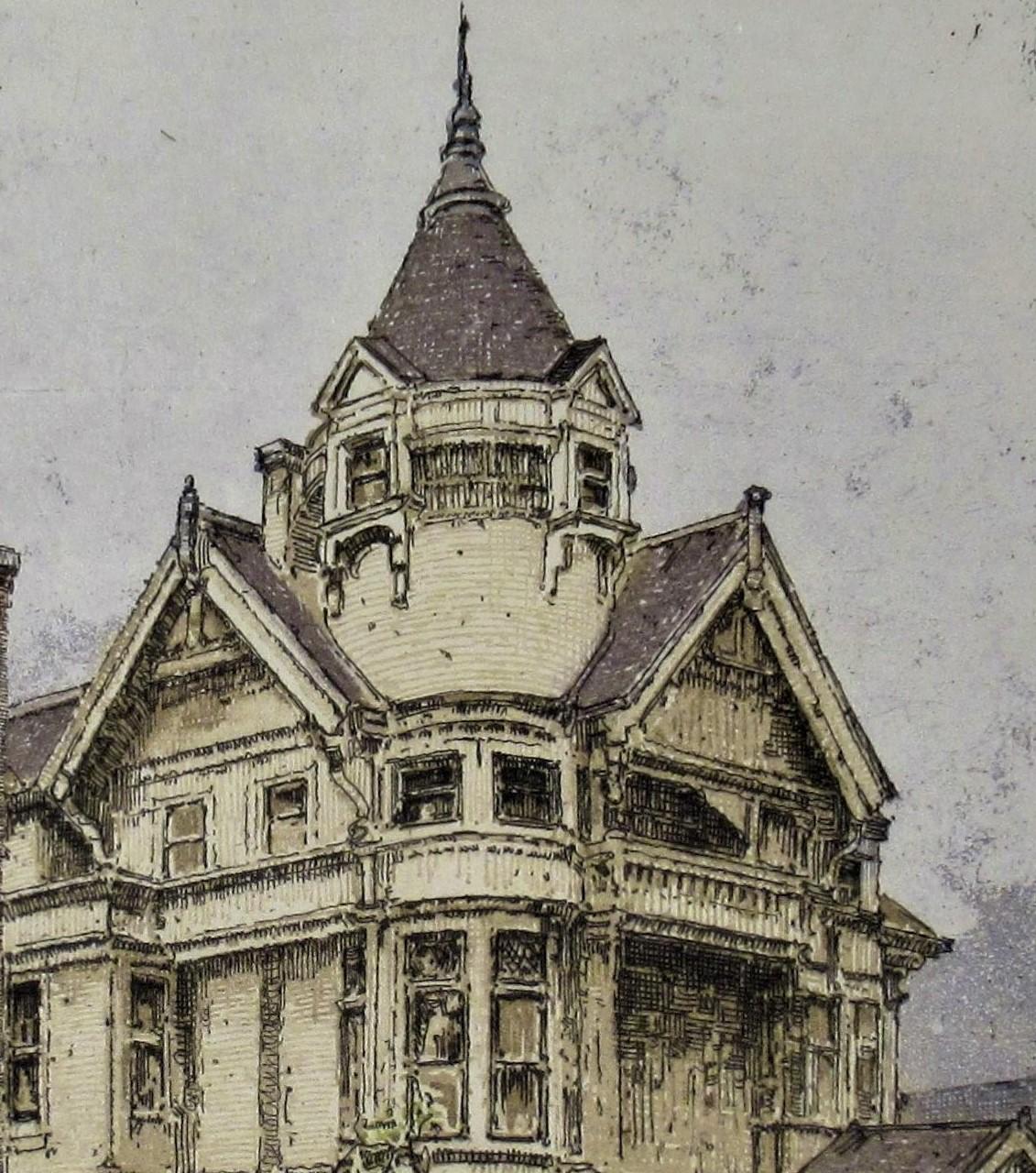 San Francisco, la casa Haas Lilienthal - Print Realismo di Josef Eidenberger