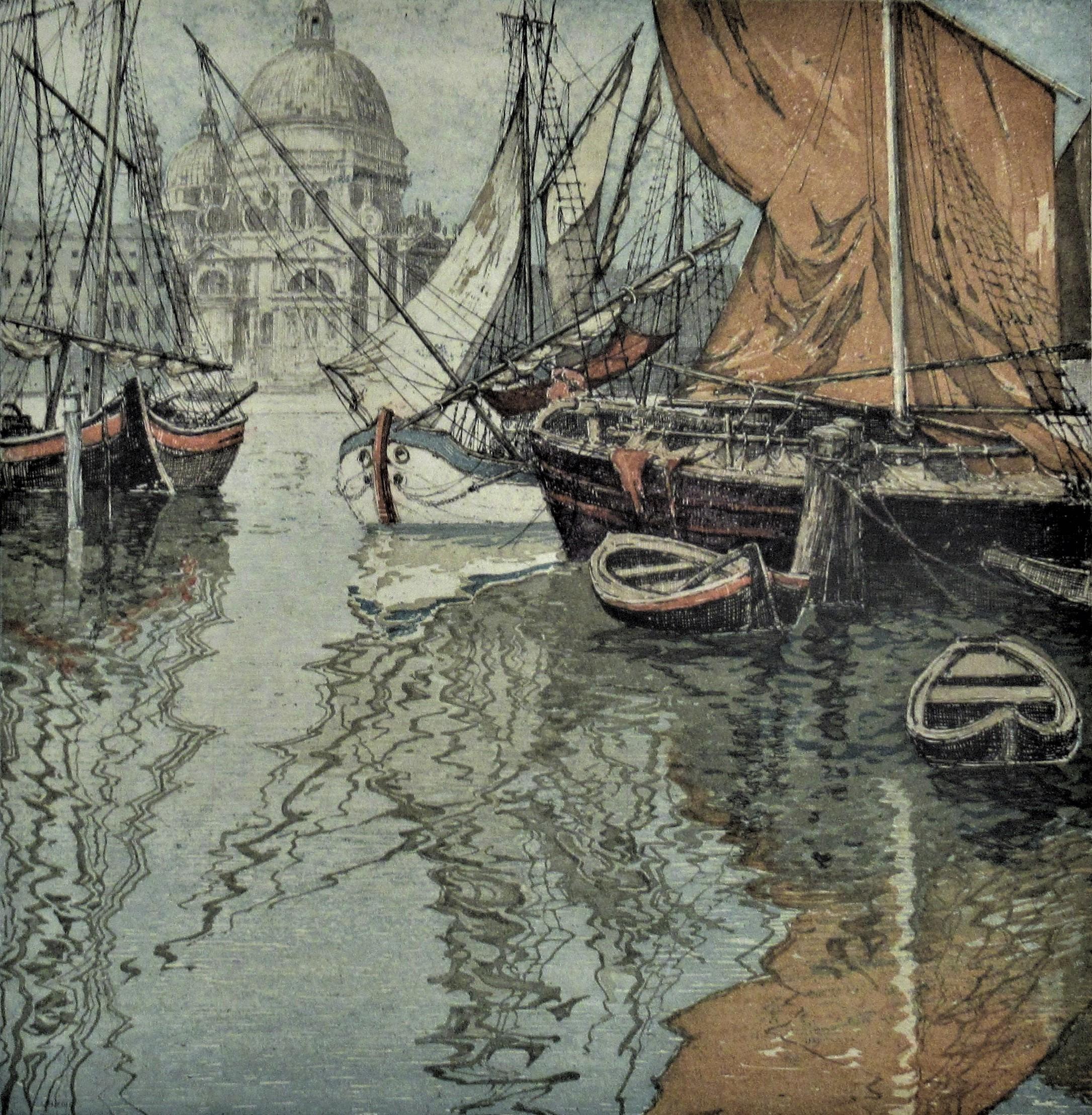 Venice Sailboats, Italy - Print by Josef Eidenberger
