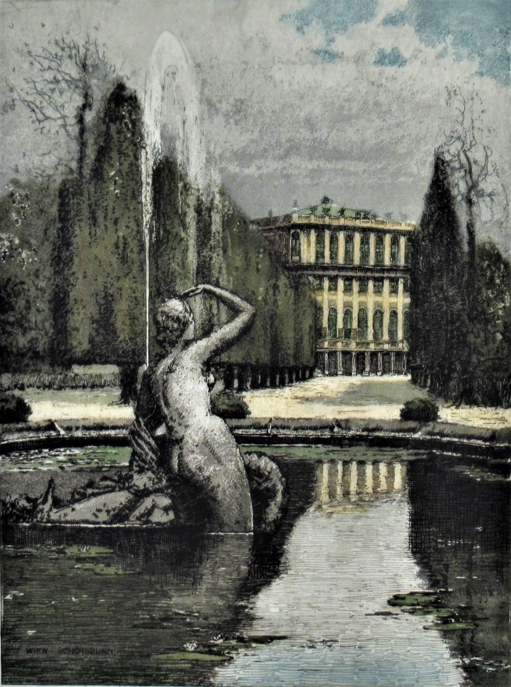 Vienna, Schoenbrunn Castle - Print by Josef Eidenberger