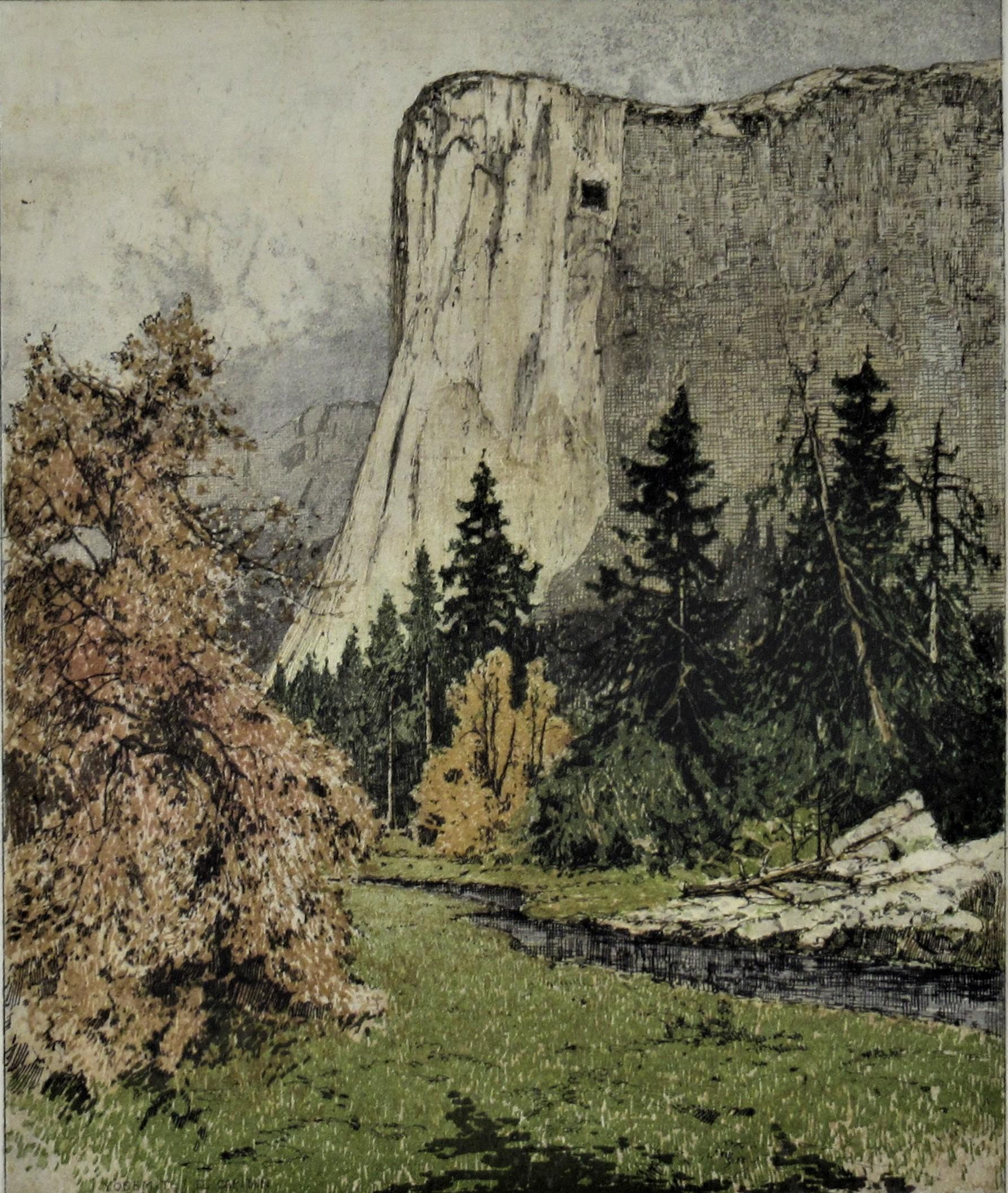 Yosemite Valley, El Capitan - Print by Josef Eidenberger