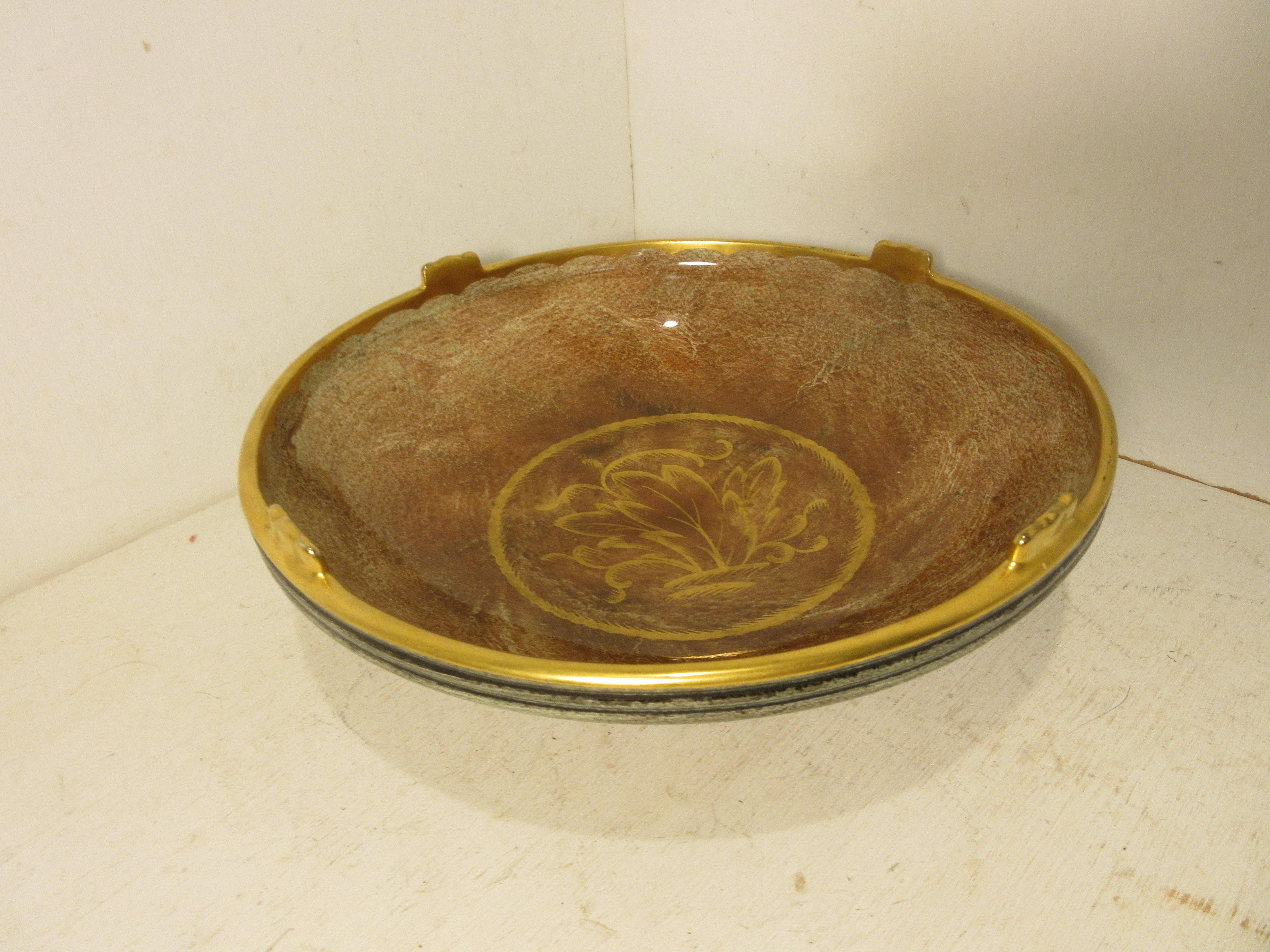 Art Deco Josef Ekberg Ceramic Bowl For Sale