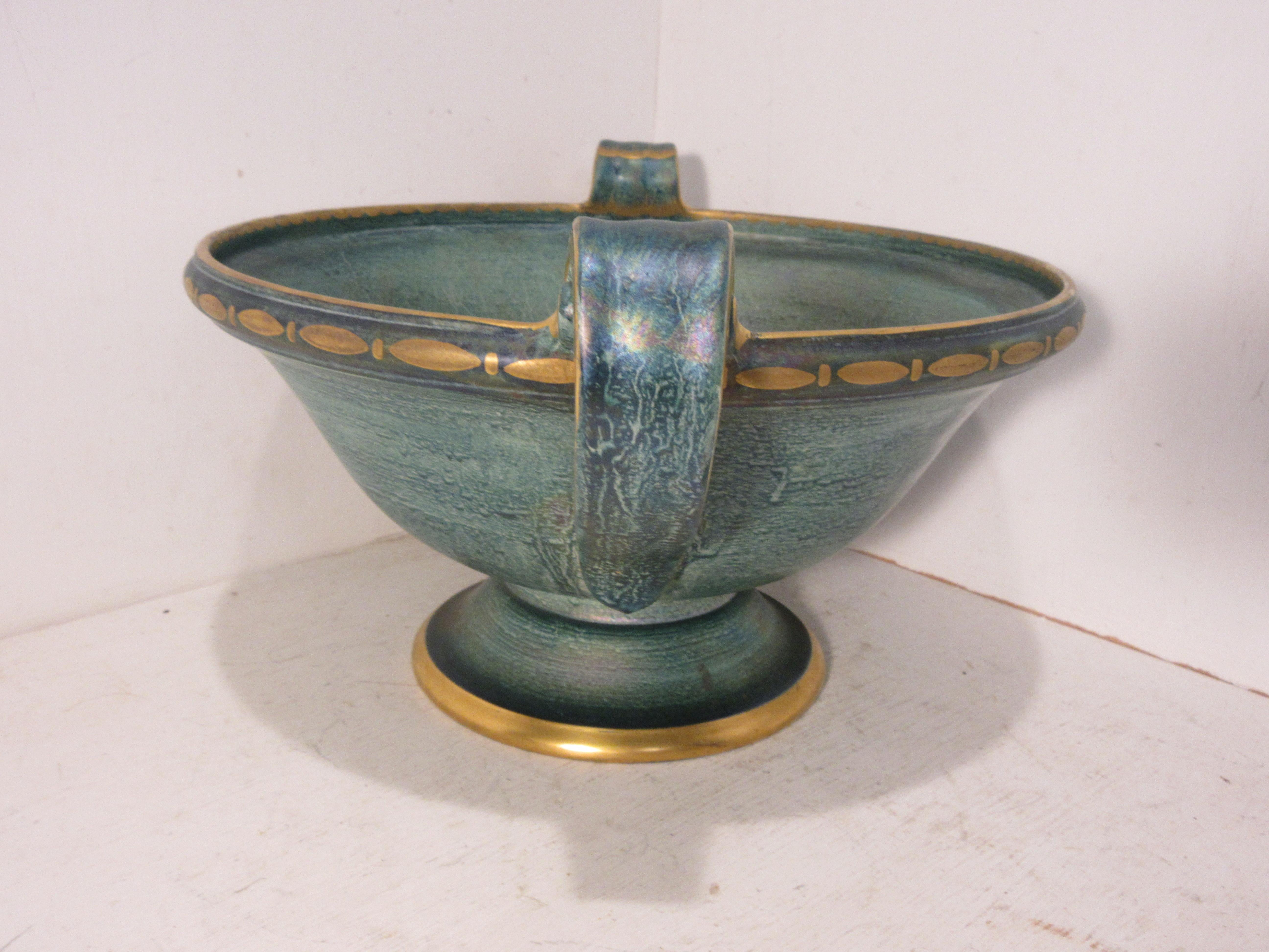 Josef Ekberg Ceramic Bowl In Good Condition For Sale In Hollywood, FL